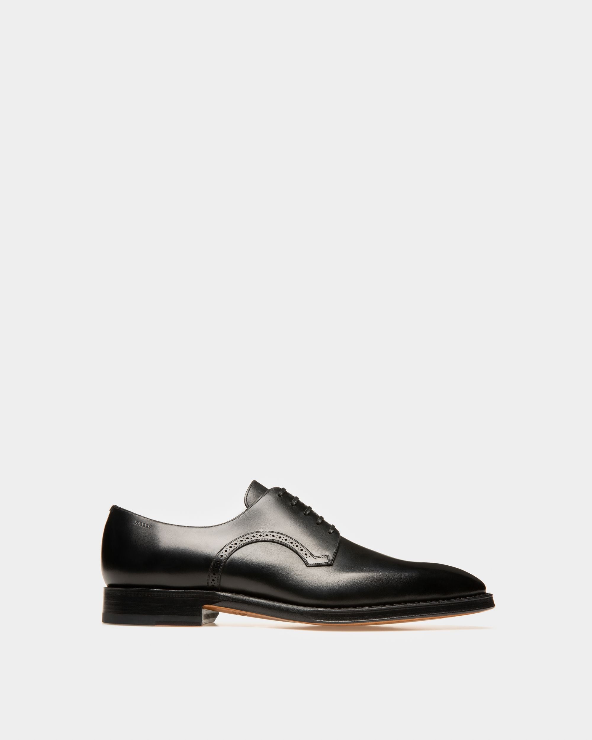 Bally Global - Scamardo Leather Derby Shoes In Black - Black