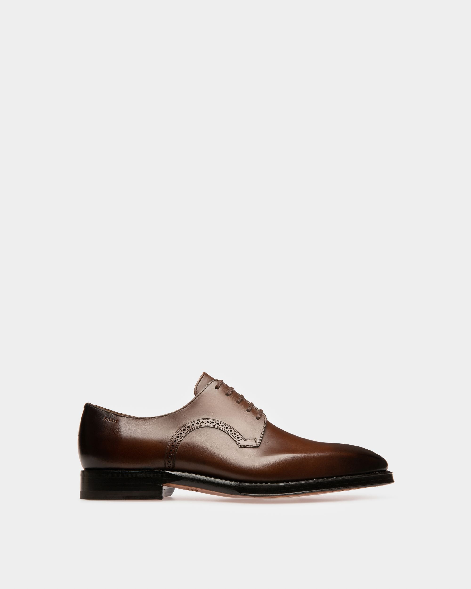 Bally Global - Scamardo Leather Derby Shoes In Brown - Brown