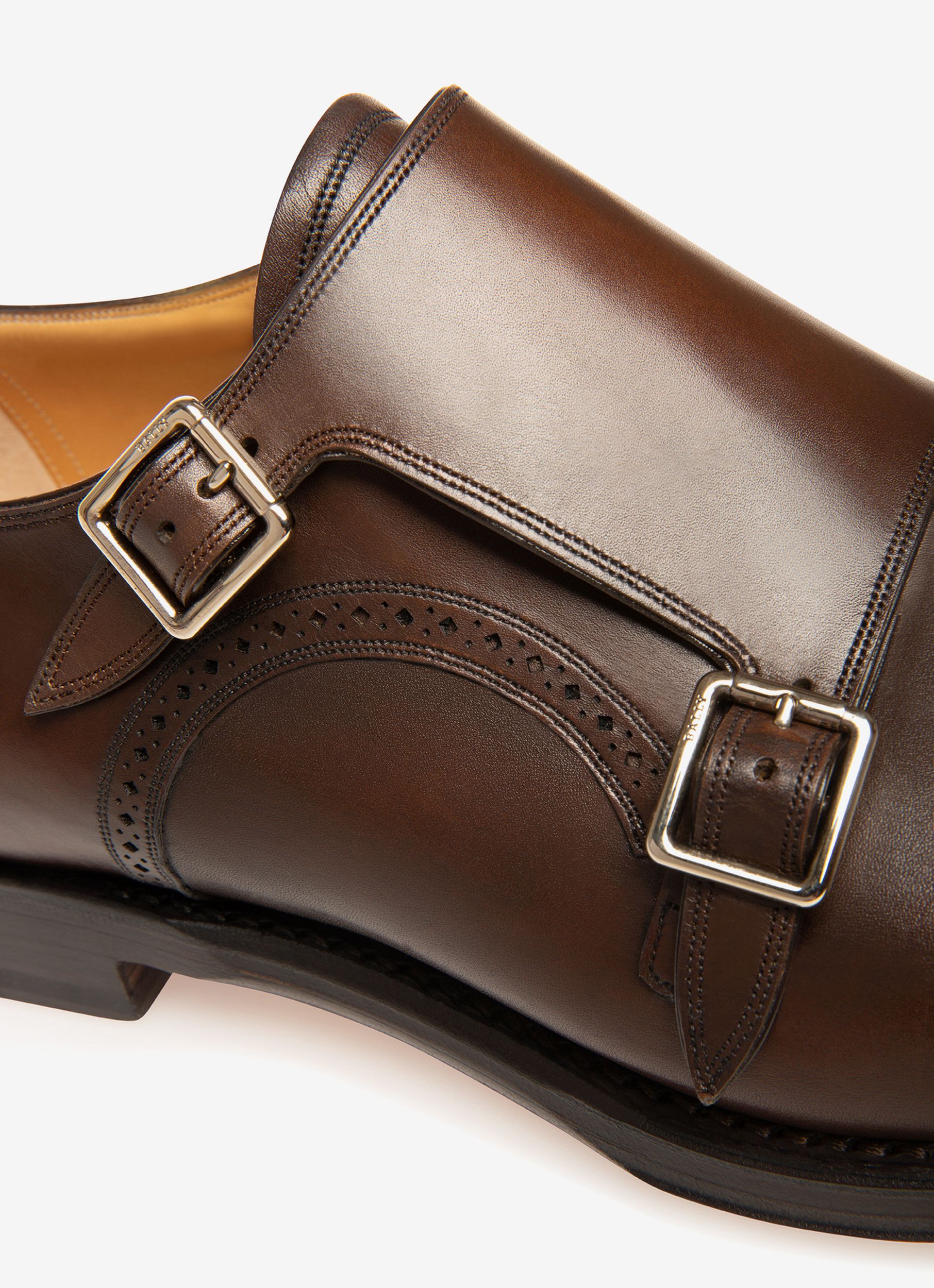 Bally Global - Scardino Zapatos Con Hebilla En Piel De Color Marrón - Marrón