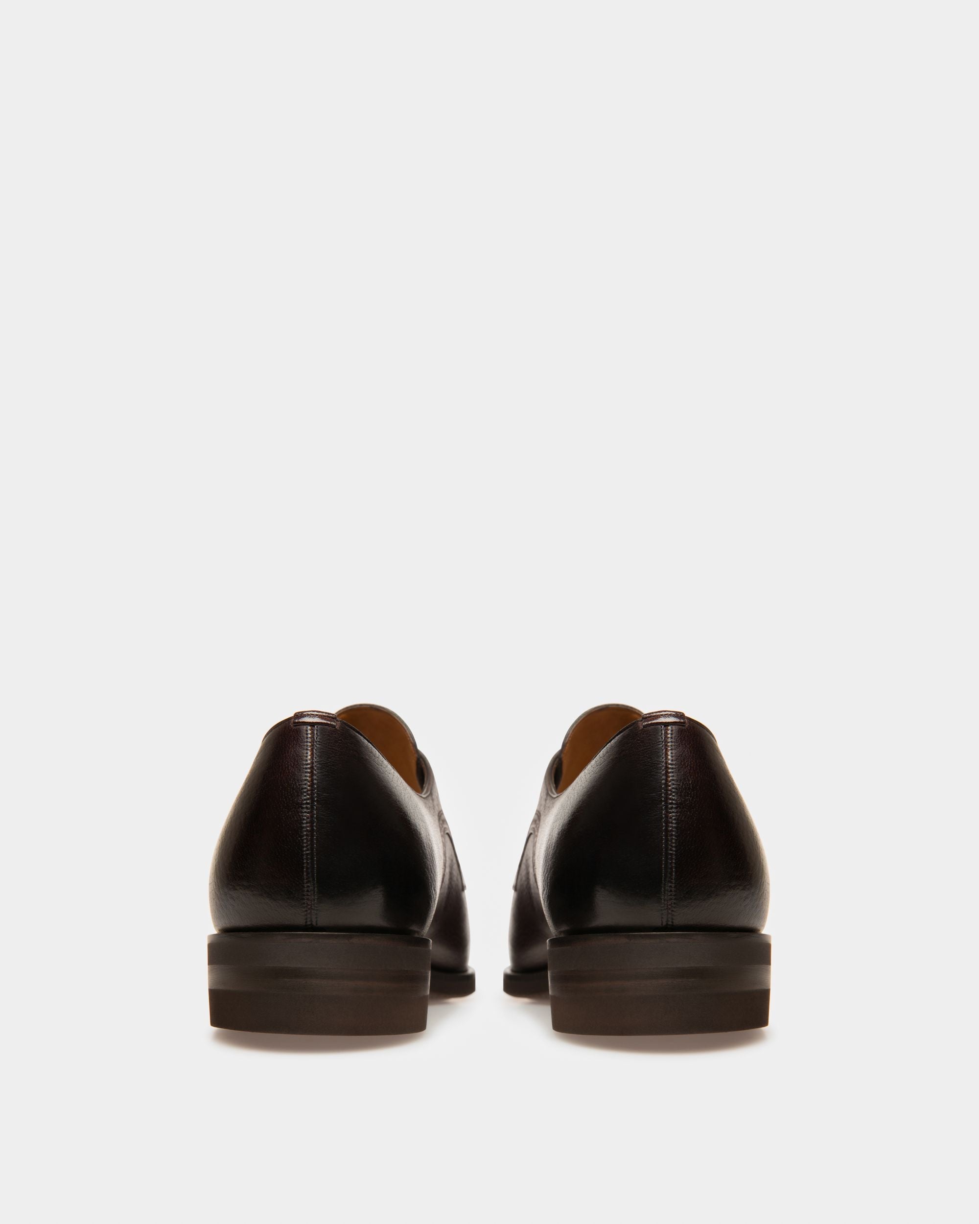 Bally Global - Scrivani Men's Leather Shoe In Coffee - Brown