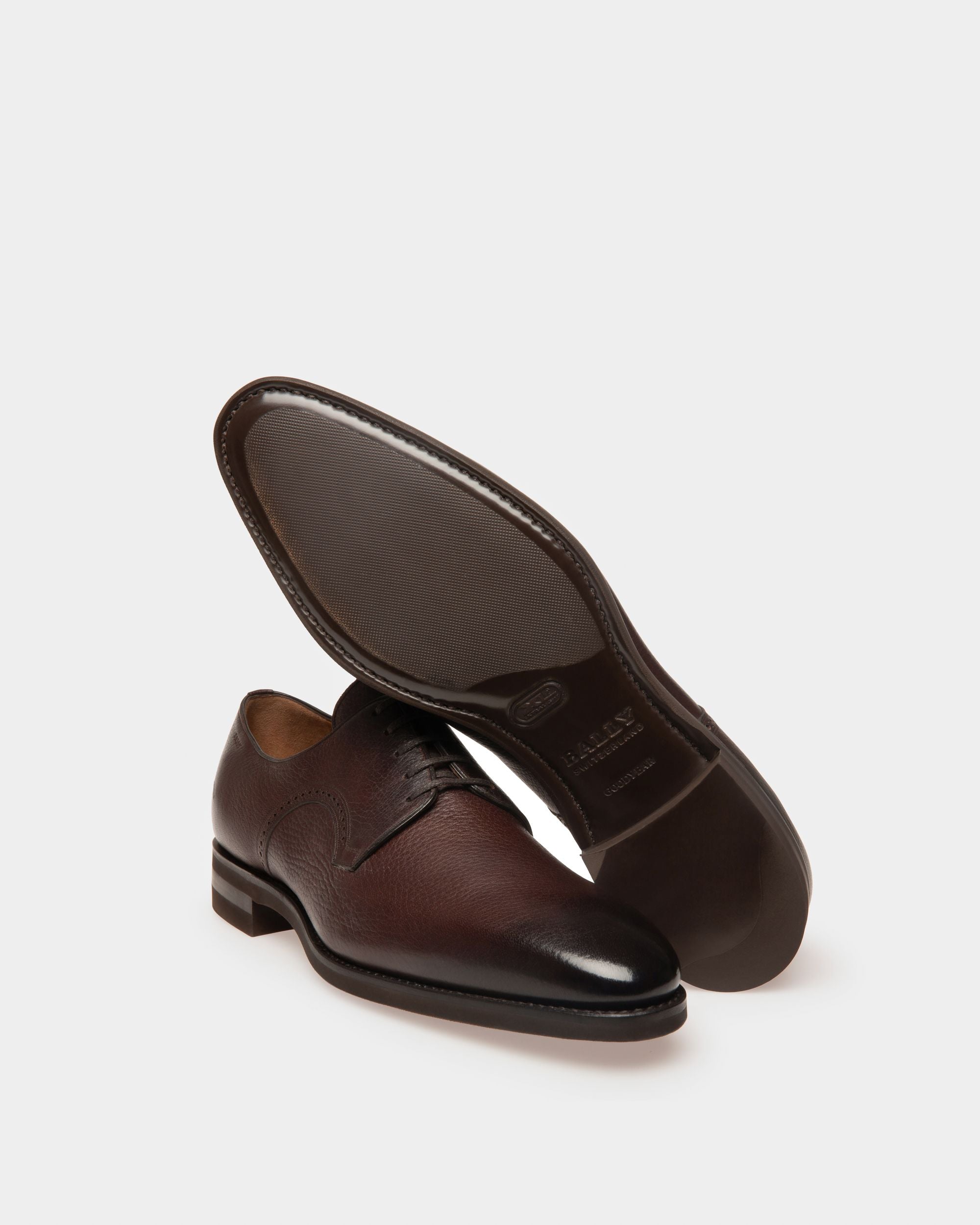 Bally Global - Scrivani Men's Leather Shoe In Coffee - Brown