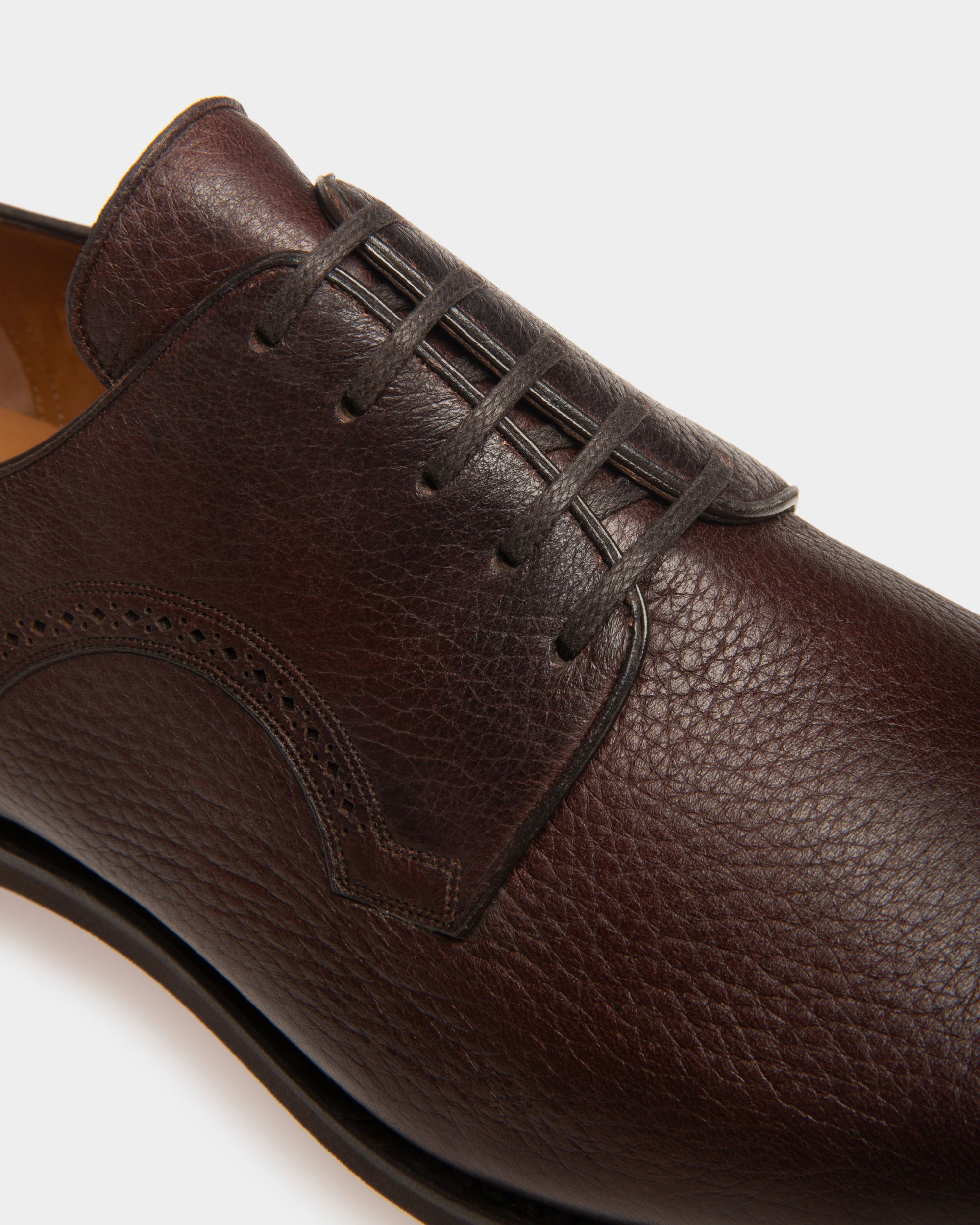 Bally Global - Scrivani Men's Leather Shoe In Coffee - Brown