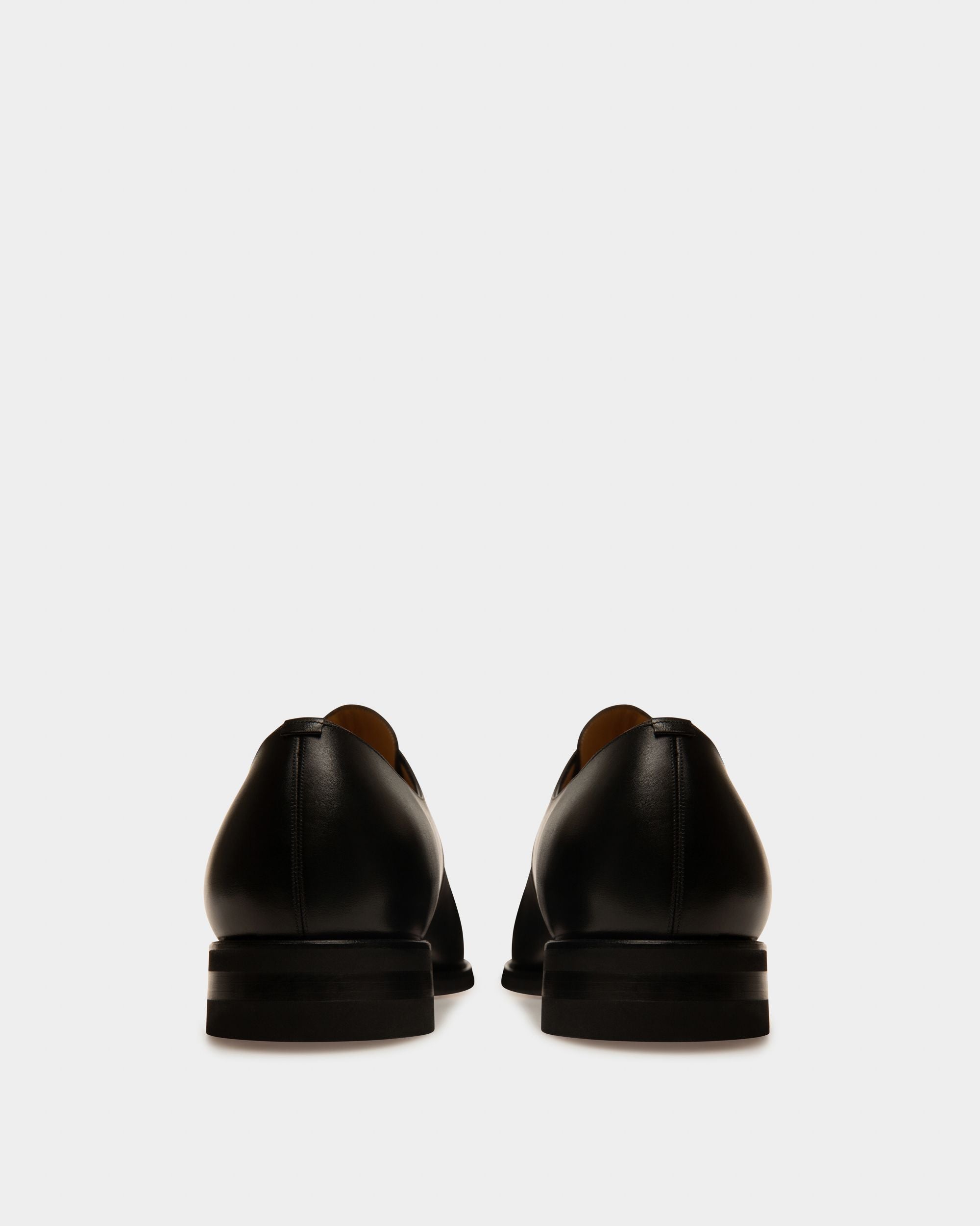 Bally Global - Scribe Novo Derby Shoes In Black Leather - Black