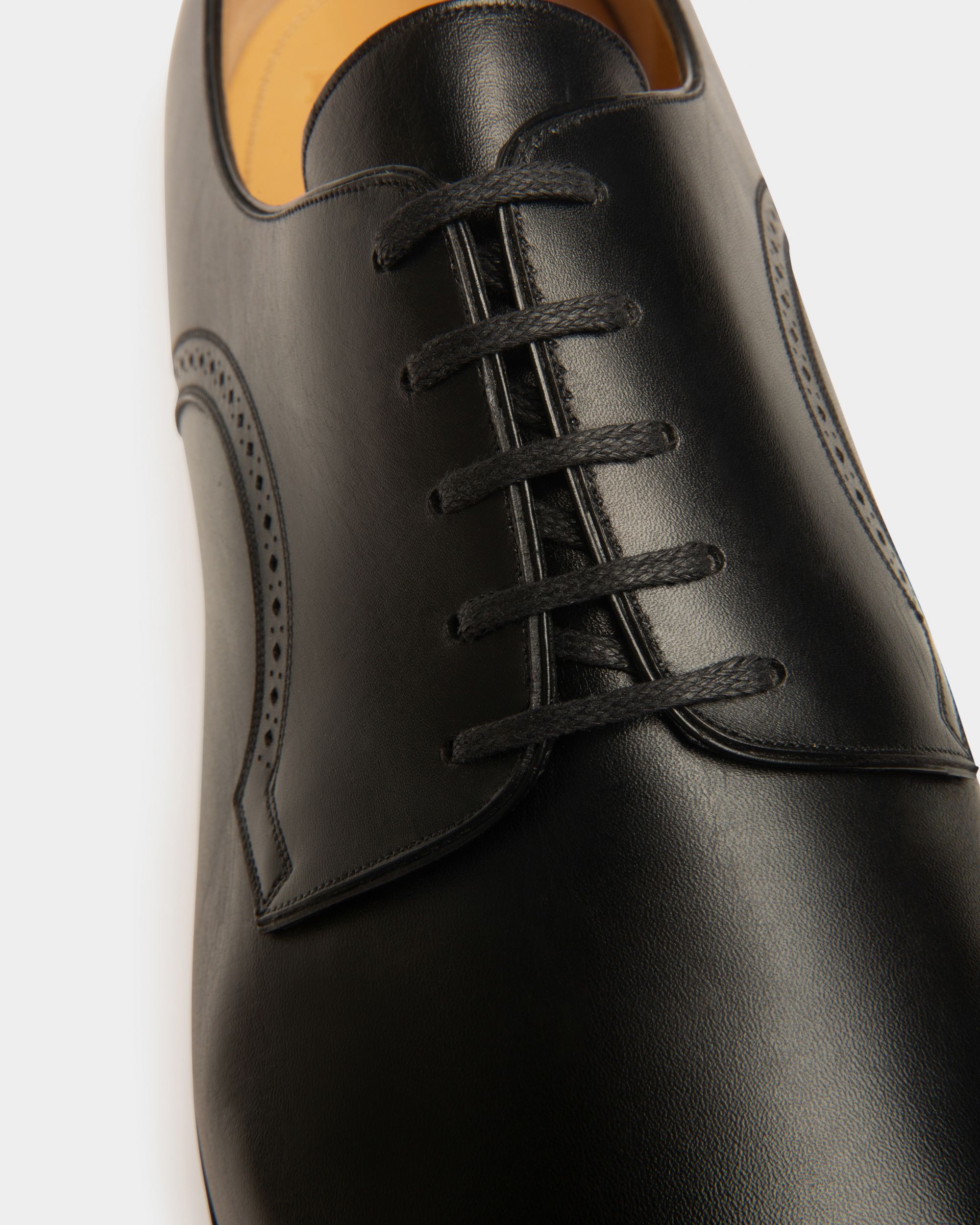 Bally Global - Scribe Novo Derby Shoes In Black Leather - Black