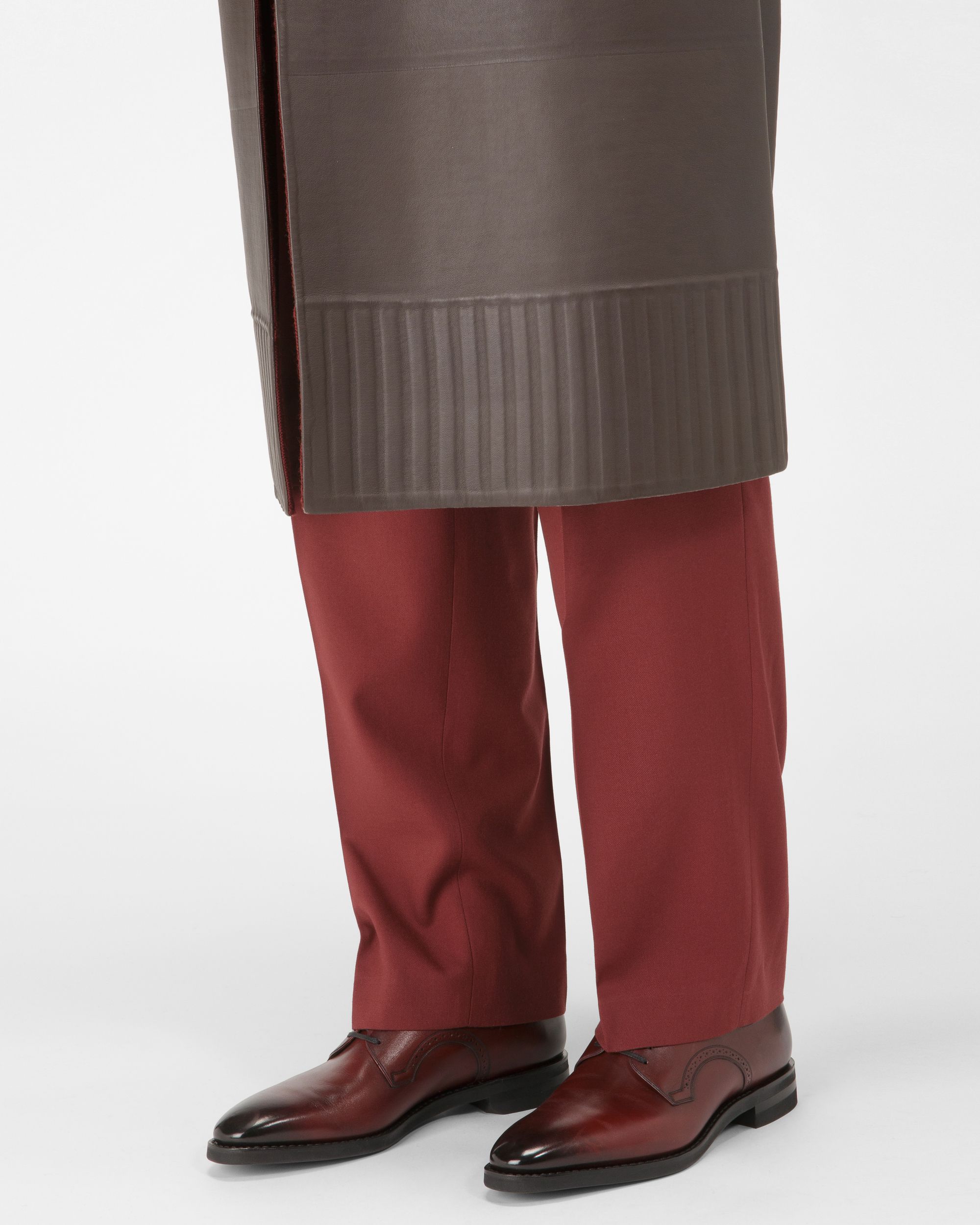 Bally Global - Scrivani Leather Derbies In Heritage Red - Red