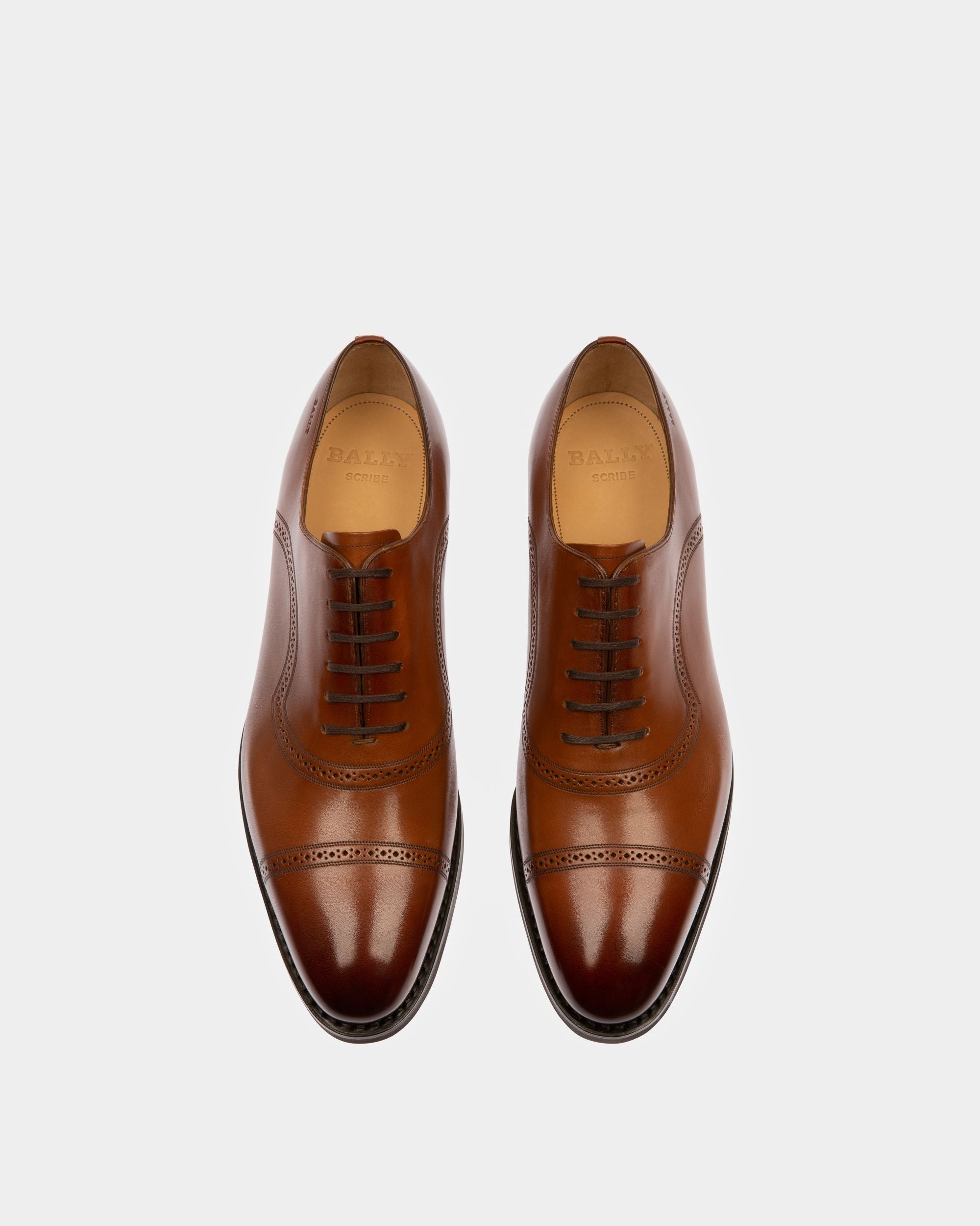 Bally Global - Scotch Leather Oxfords In Brown - Brown