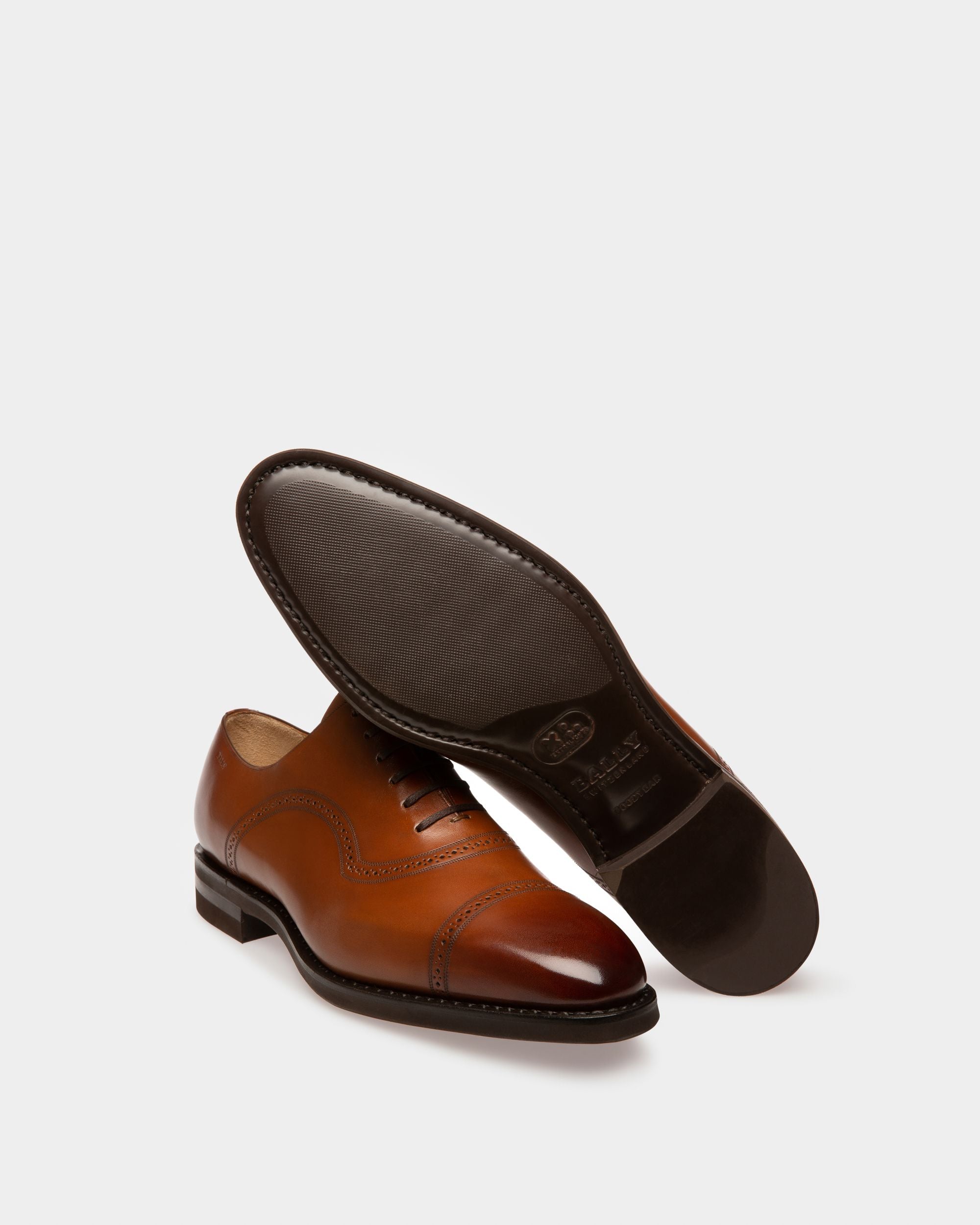 Bally Global - Scotch Leather Oxfords In Brown - Brown