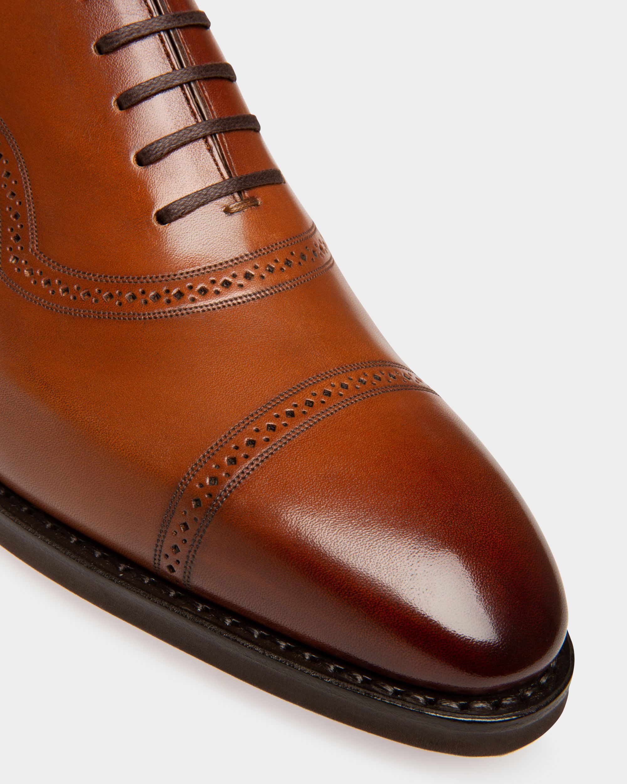 Bally Global - Scotch Leather Oxfords In Brown - Brown