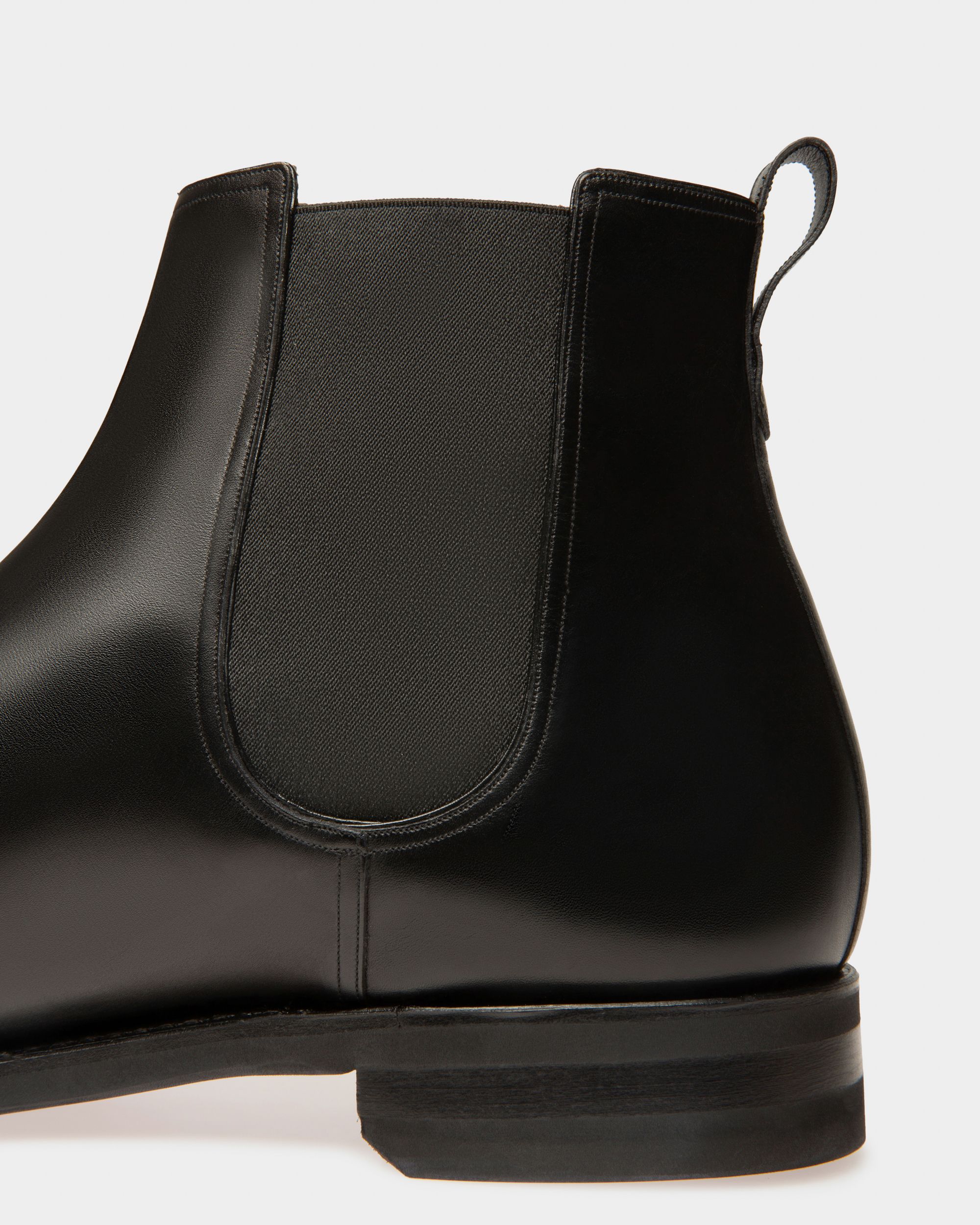 Bally Global - Scribe Novo Booties In Black Leather - Negro
