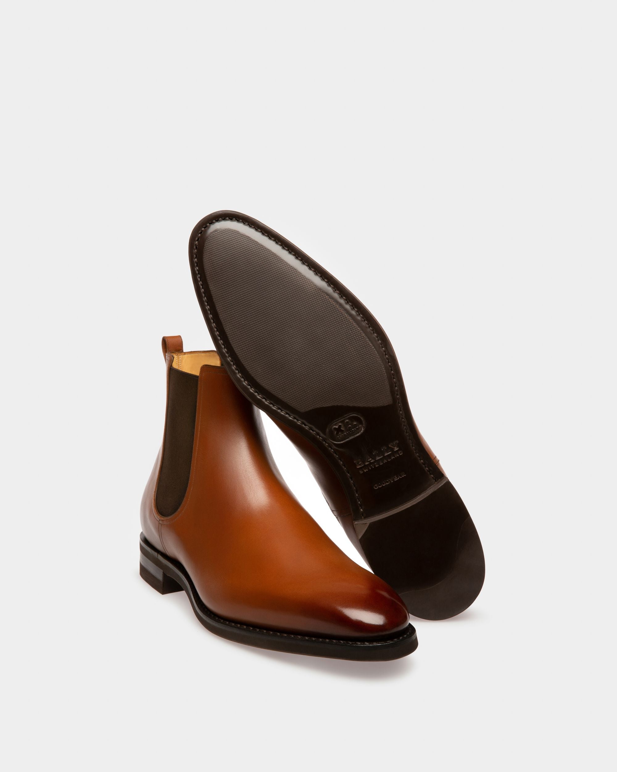 Bally Global - Scribe Novo Booties In Brown Leather - Brown