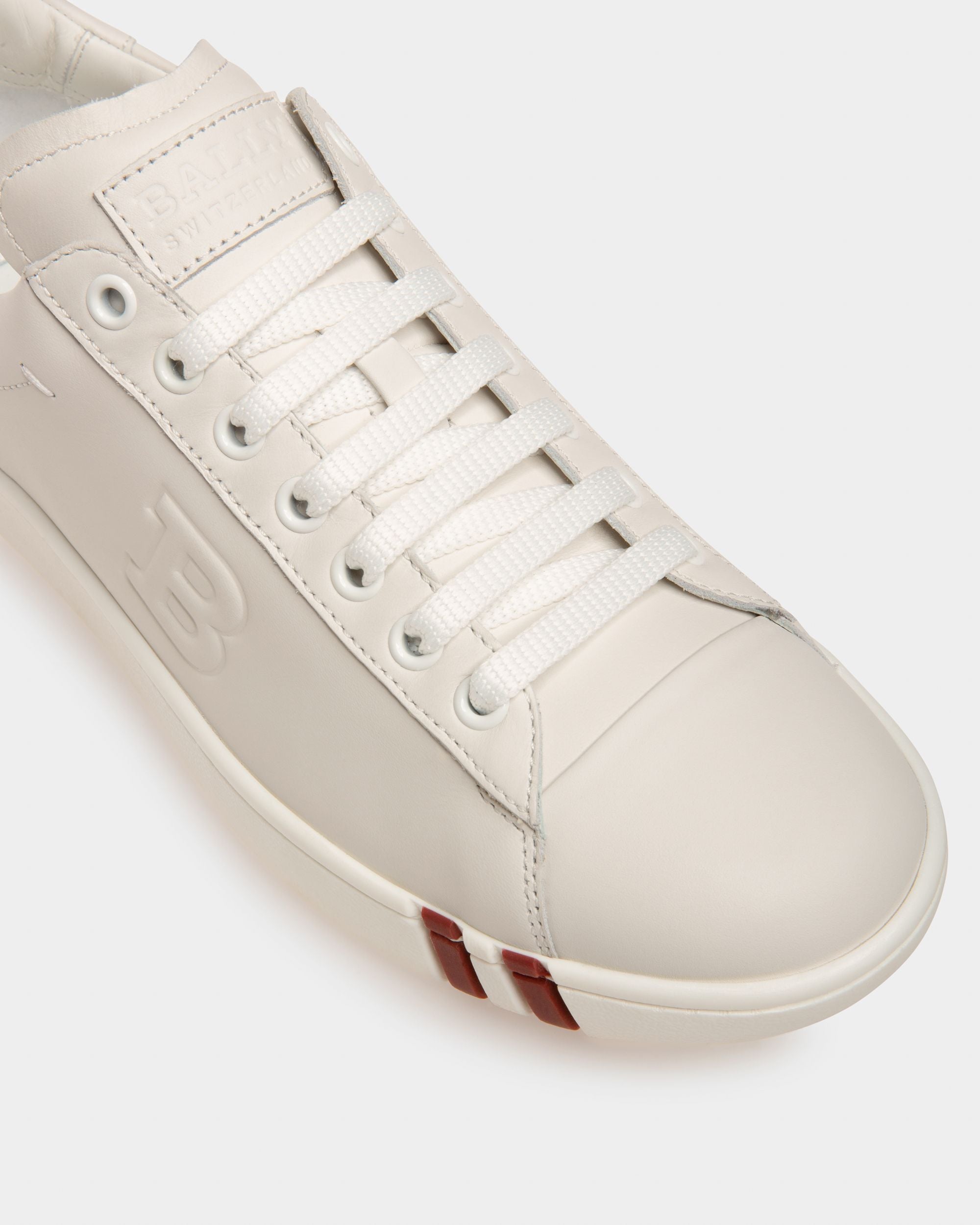 Bally Global - Wivian Leather Sneakers In White - White