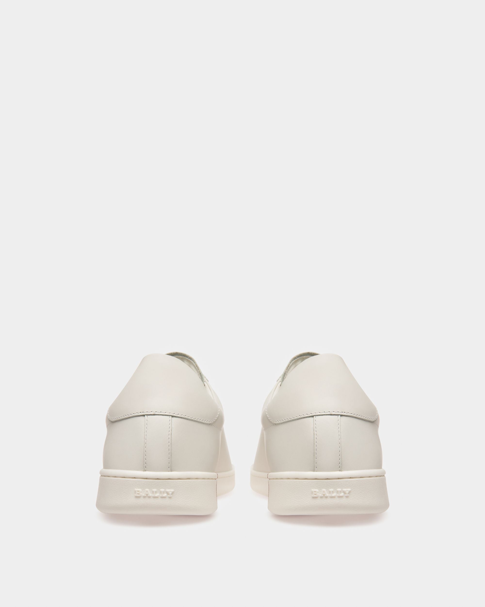 Bally Global - Asher Zapatilla Deportiva En Cuero Blanco - Blanco