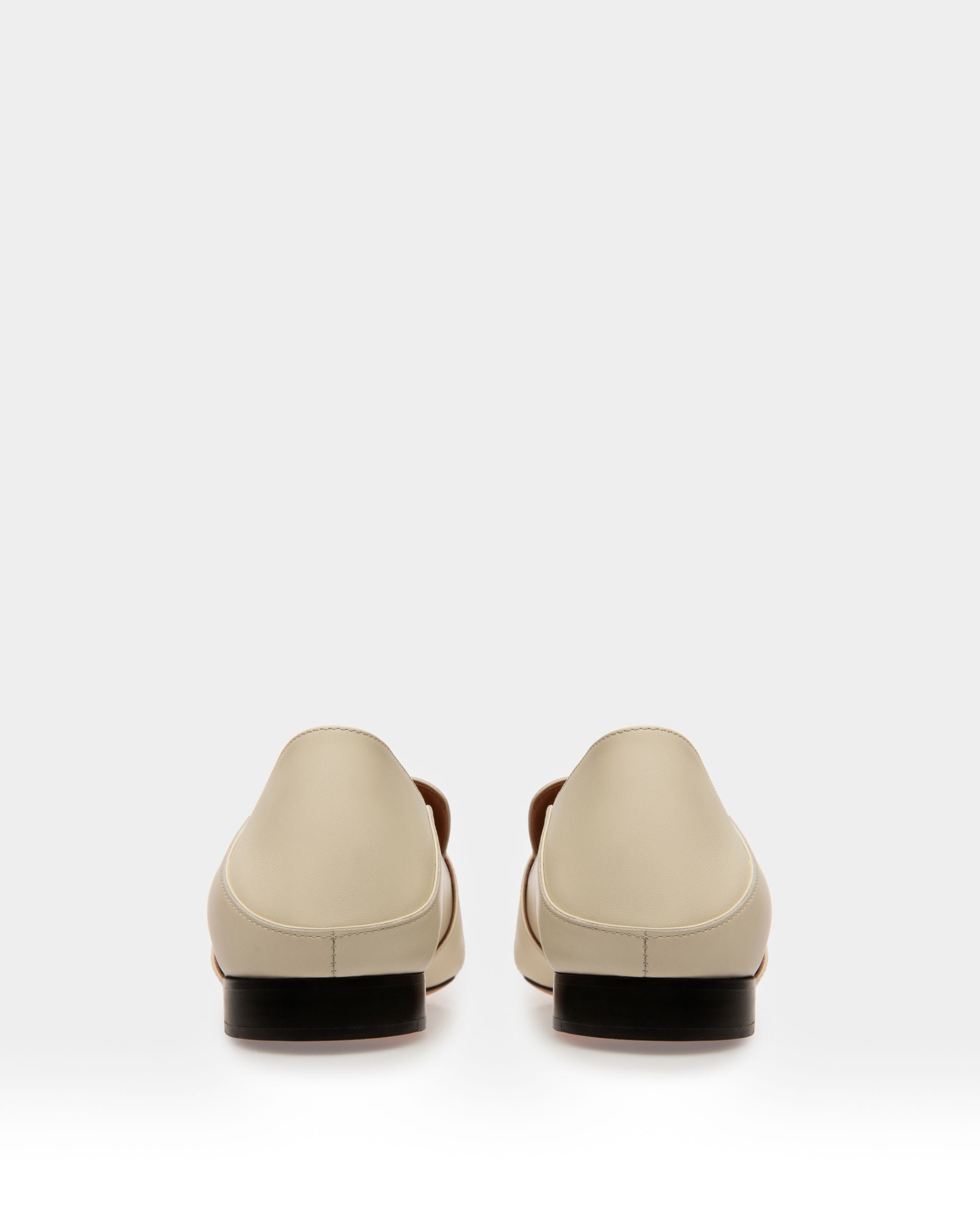 Bally Global - Janelle Women's Calf Leather Slipper In Bone - White