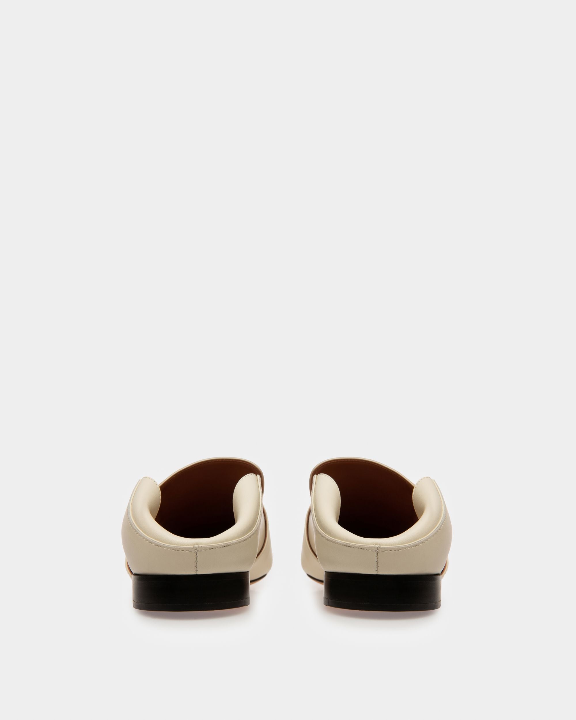 Bally Global - Janelle Women's Calf Leather Slipper In Bone - White