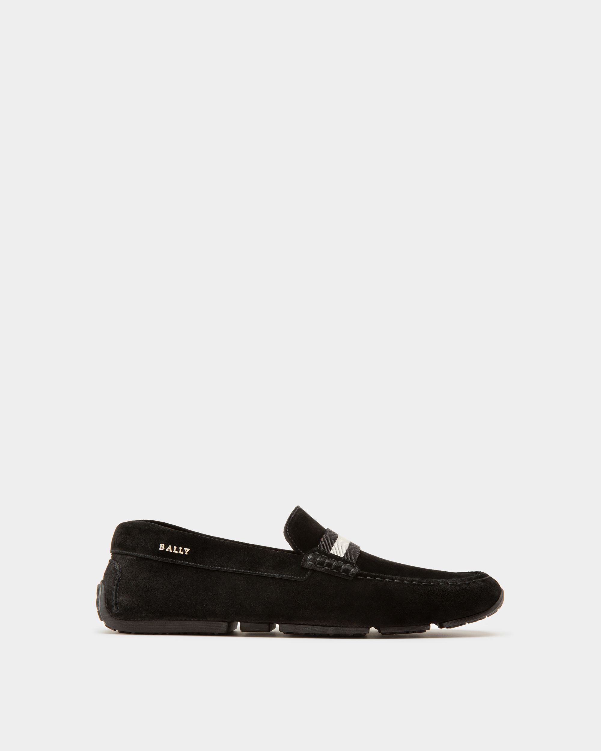 Bally Global - Pilot Driver In Black Suede - Black