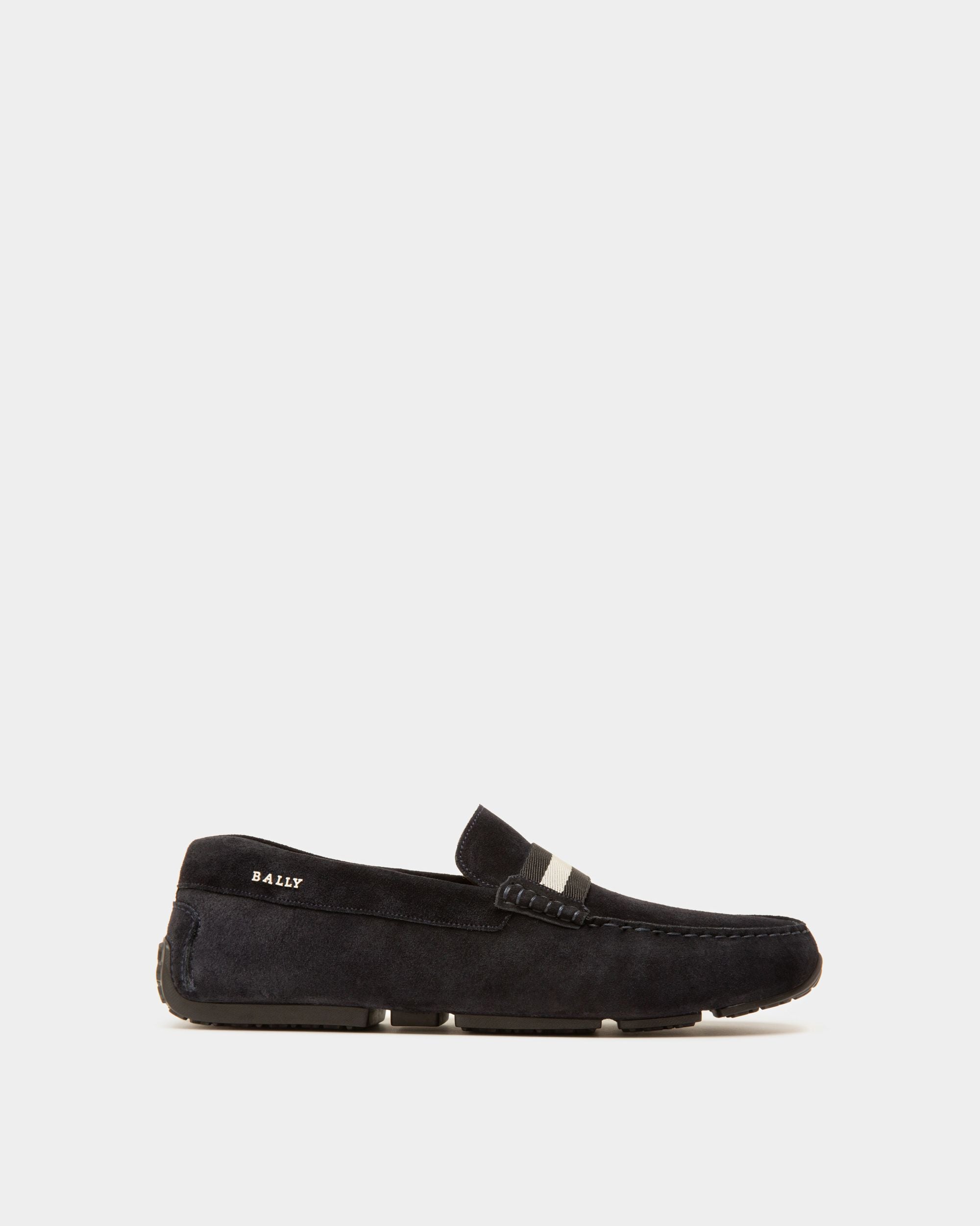 Bally Global - Pearce Leather Drivers In Navy - Blue