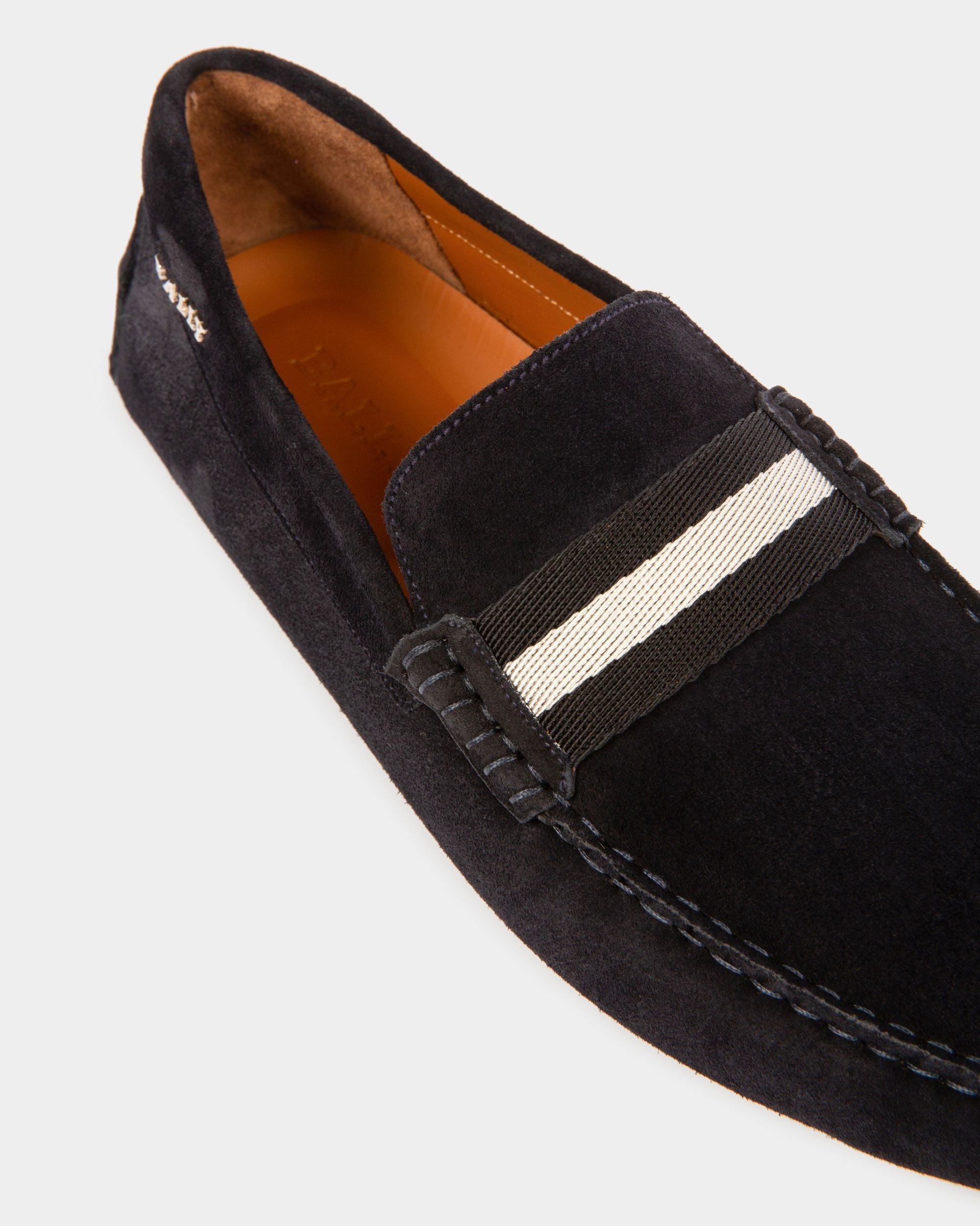 Bally Global - Pearce Leather Drivers In Navy - Blue