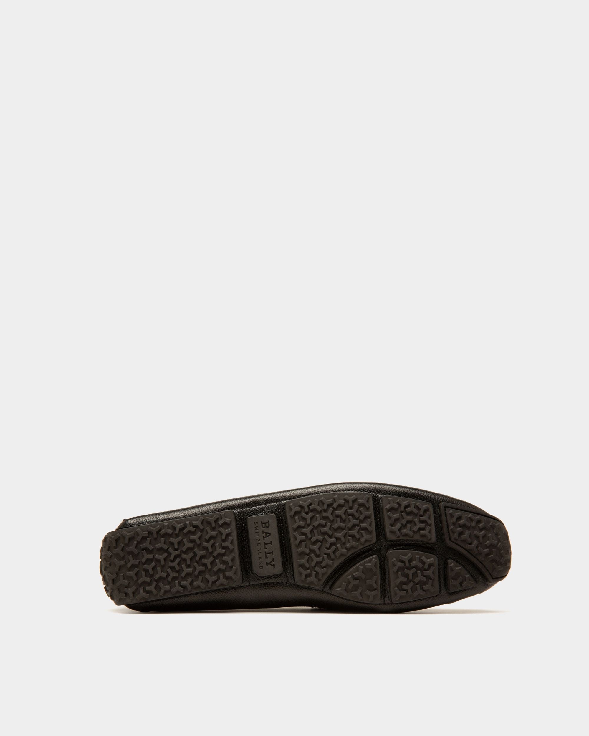 Bally Global - Pilot Drivers In Black Leather And Fabric - Black