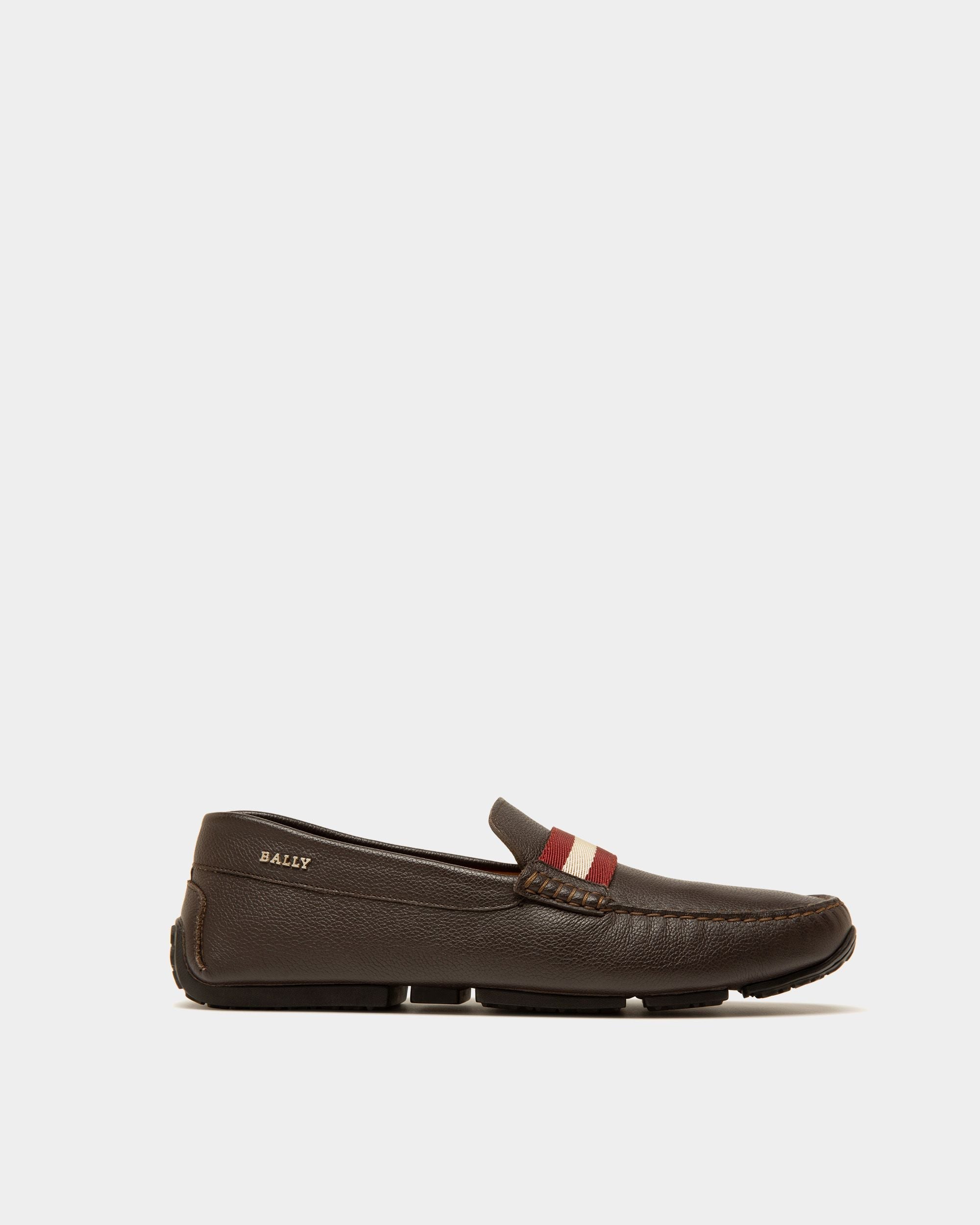 Bally Global - Pearce Drivers En Cuir Marron - Marron