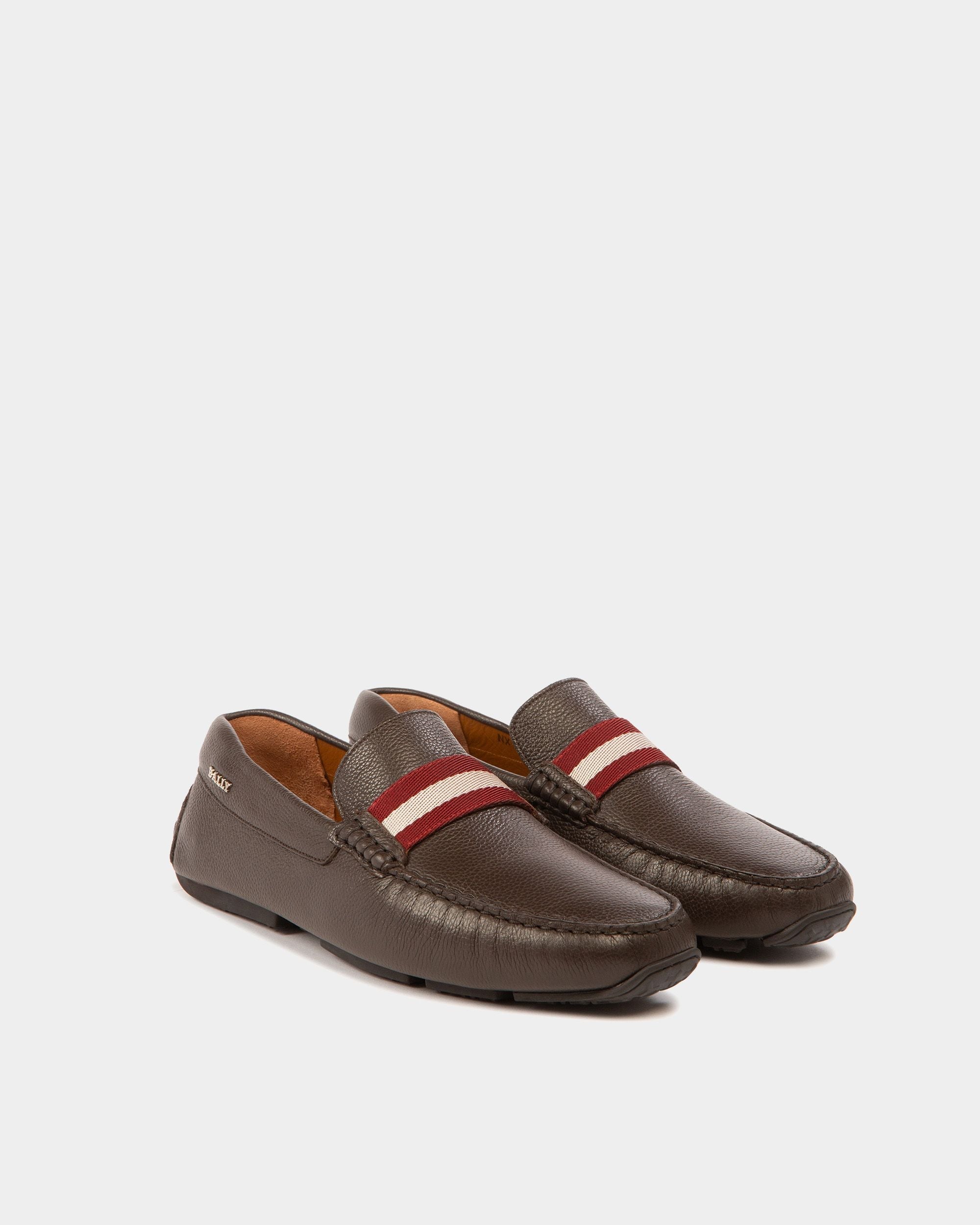 Bally Global - Pearce Leather Drivers In Brown - Brown