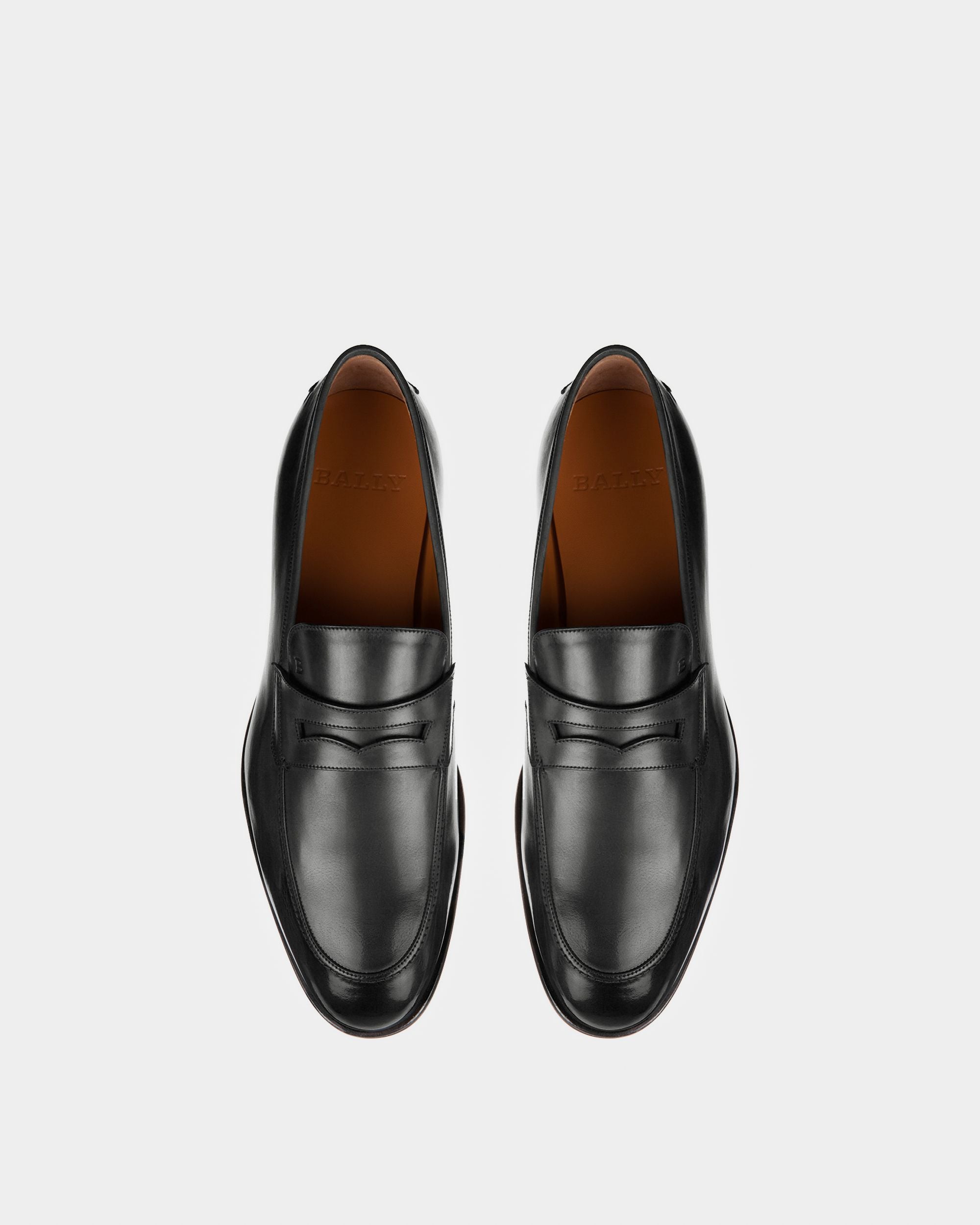 Bally Global - Webb Men's Calf Leather Penny Loafer In Black - Noir