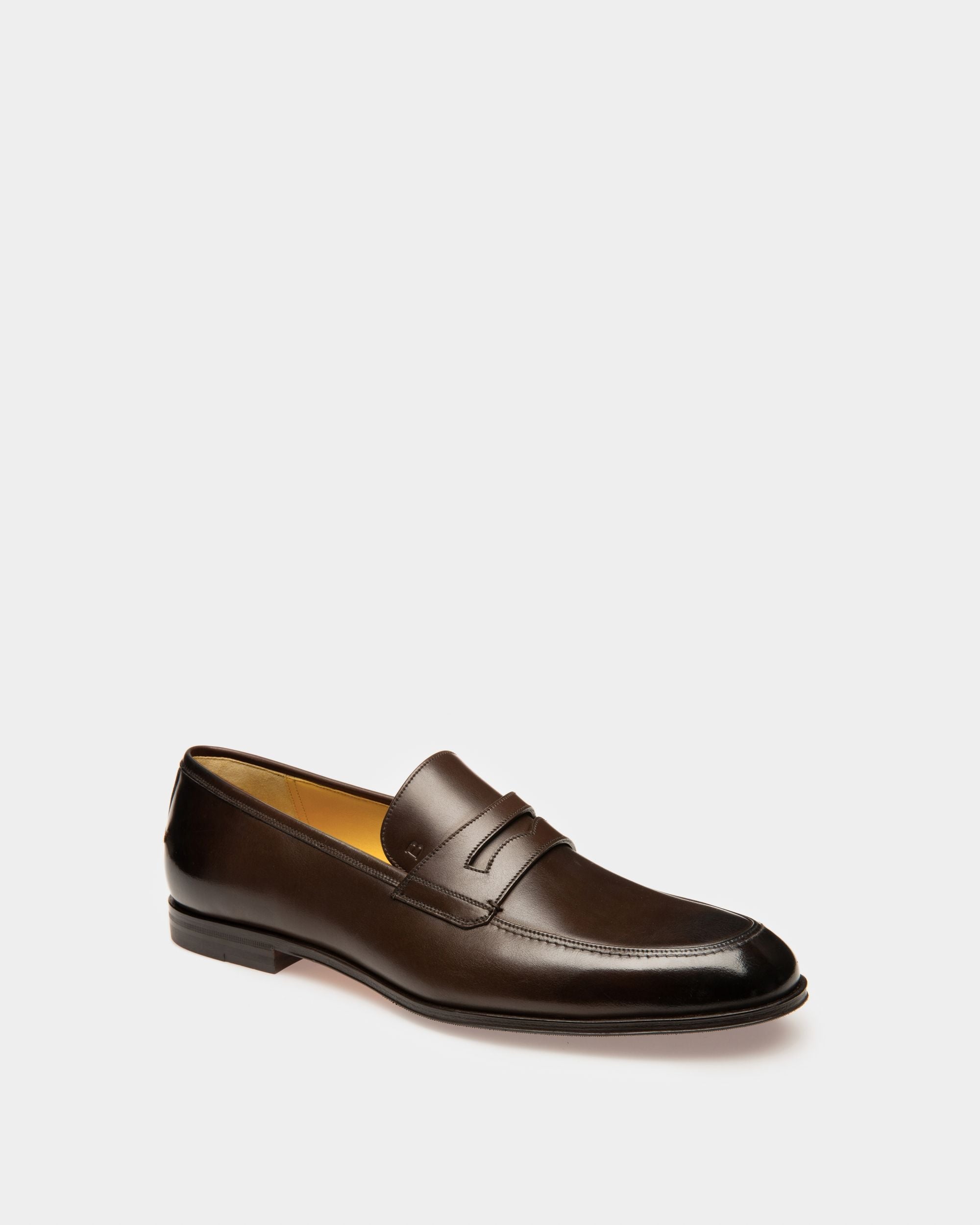 Bally Global - Webb Leather Loafers In Coffee - Brown