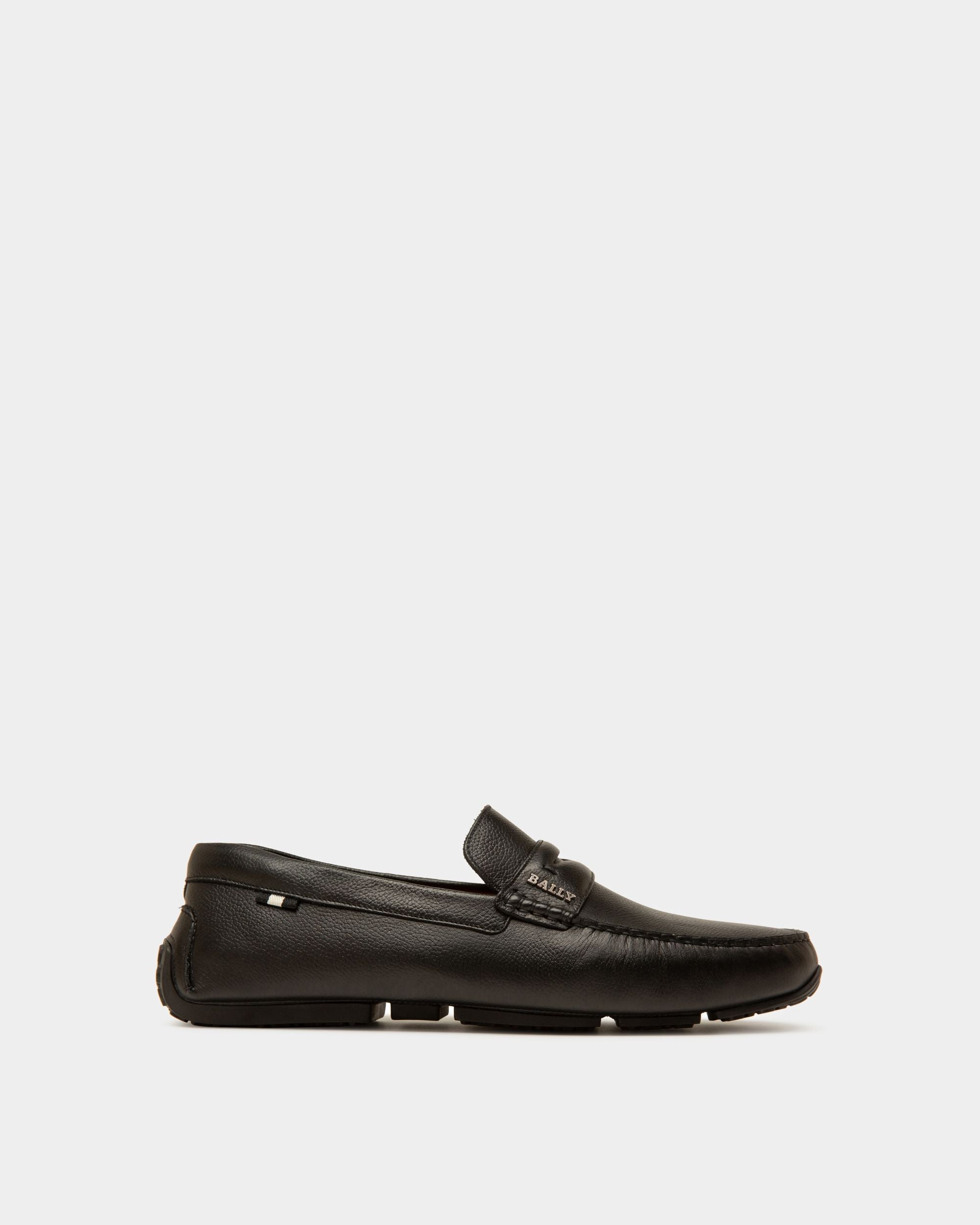 Bally Global - Pavel Leather Drivers In Black - Black