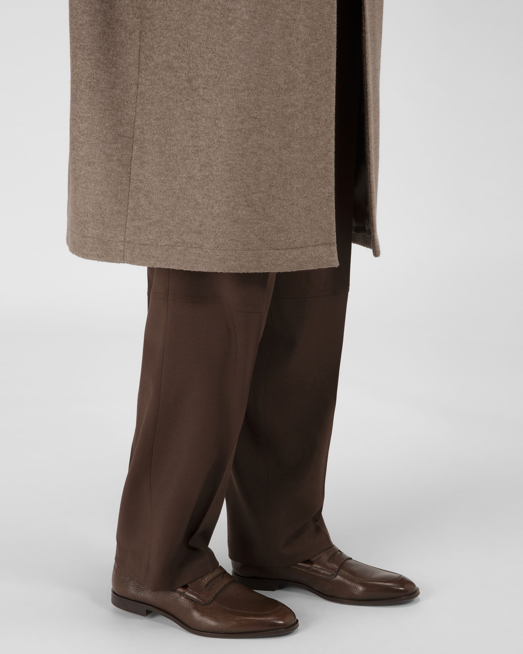 Bally Global - Mocasín Penny Webb De Piel Granulada De Ciervo Color Coco Para Hombre - Marrón