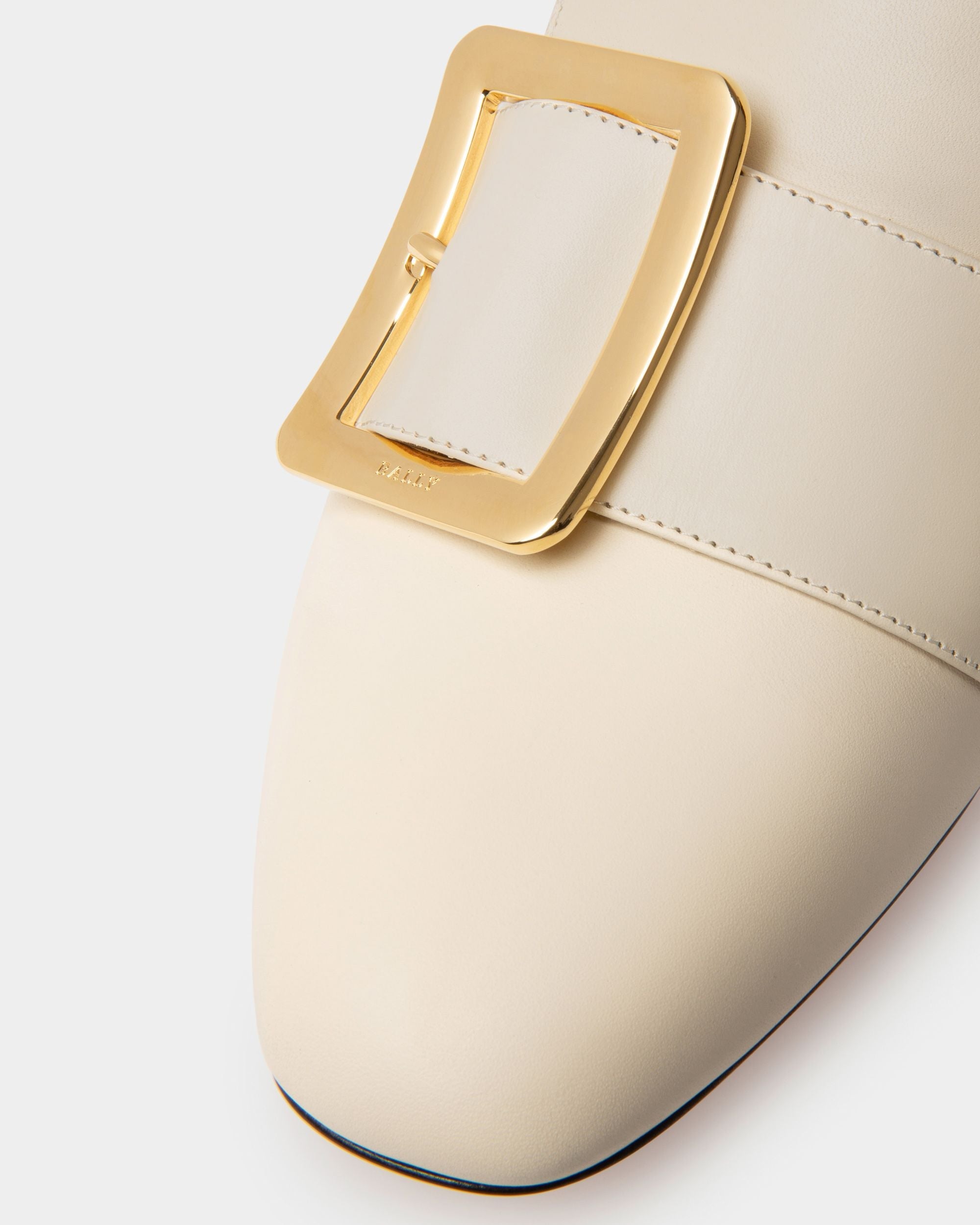 Bally Global - Janelle Zapato De Salón En Piel Color Crema - Blanco