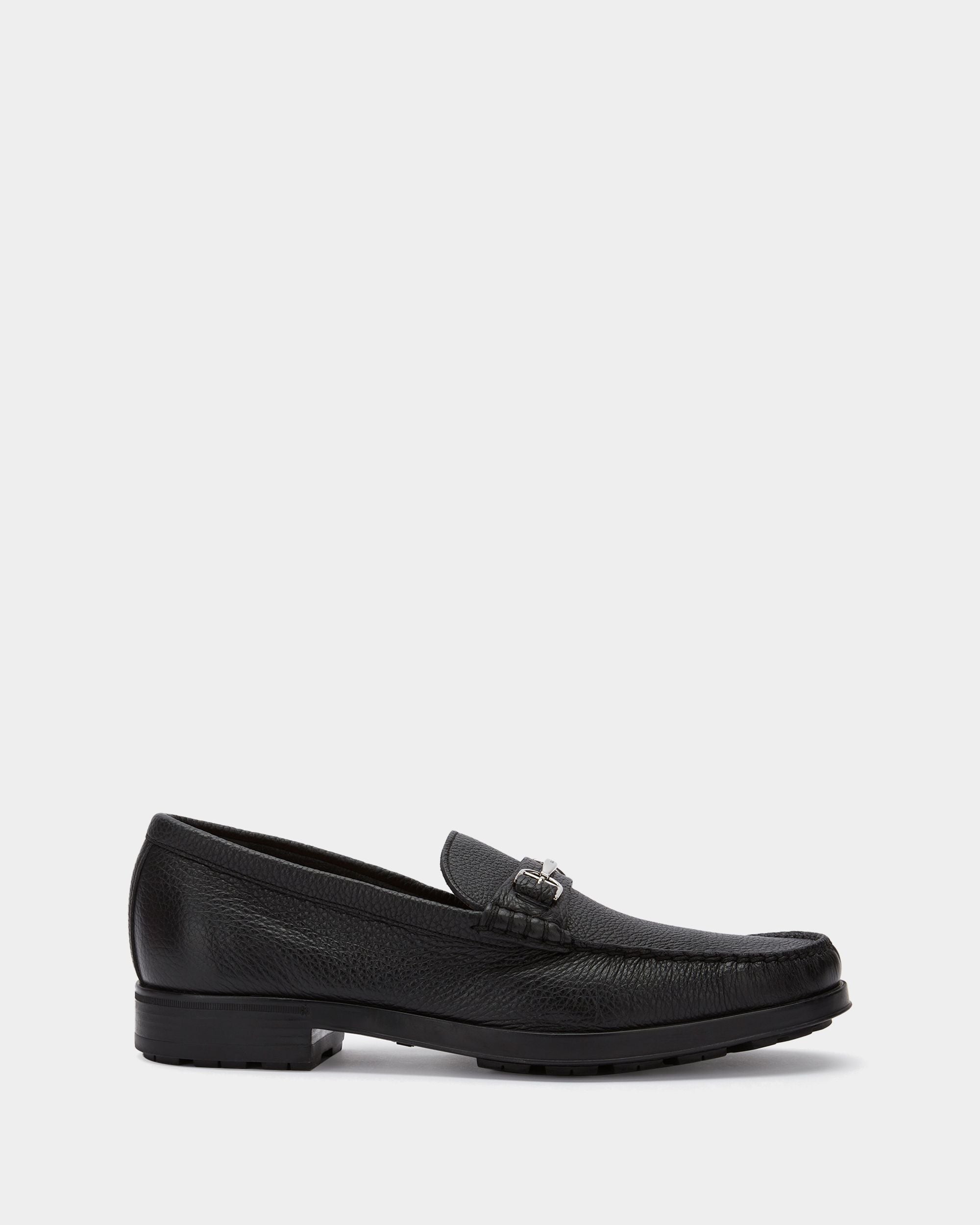 Bally Global - Men's Black Leather Loafers - Black