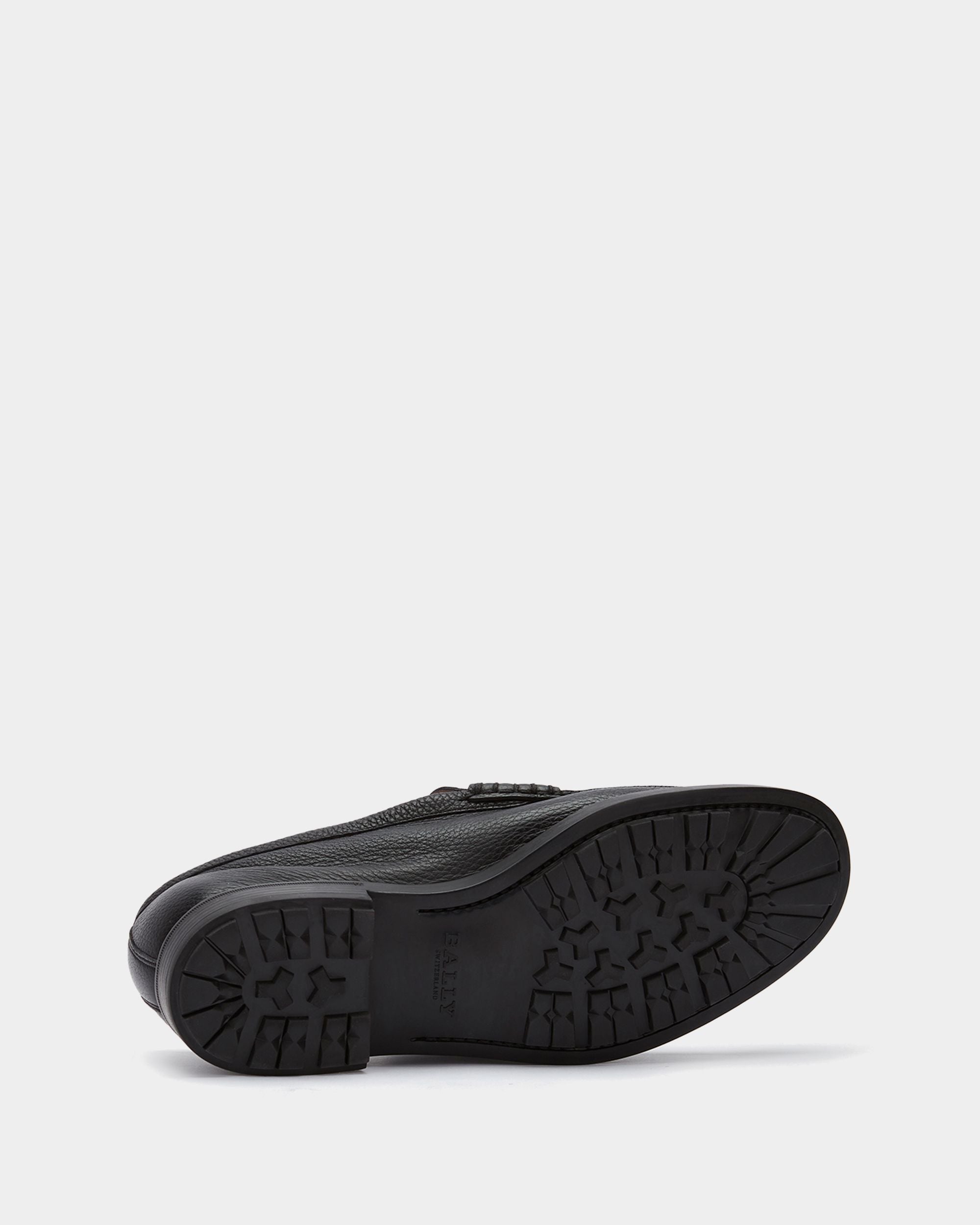 Bally Global - Men's Black Leather Loafers - Black