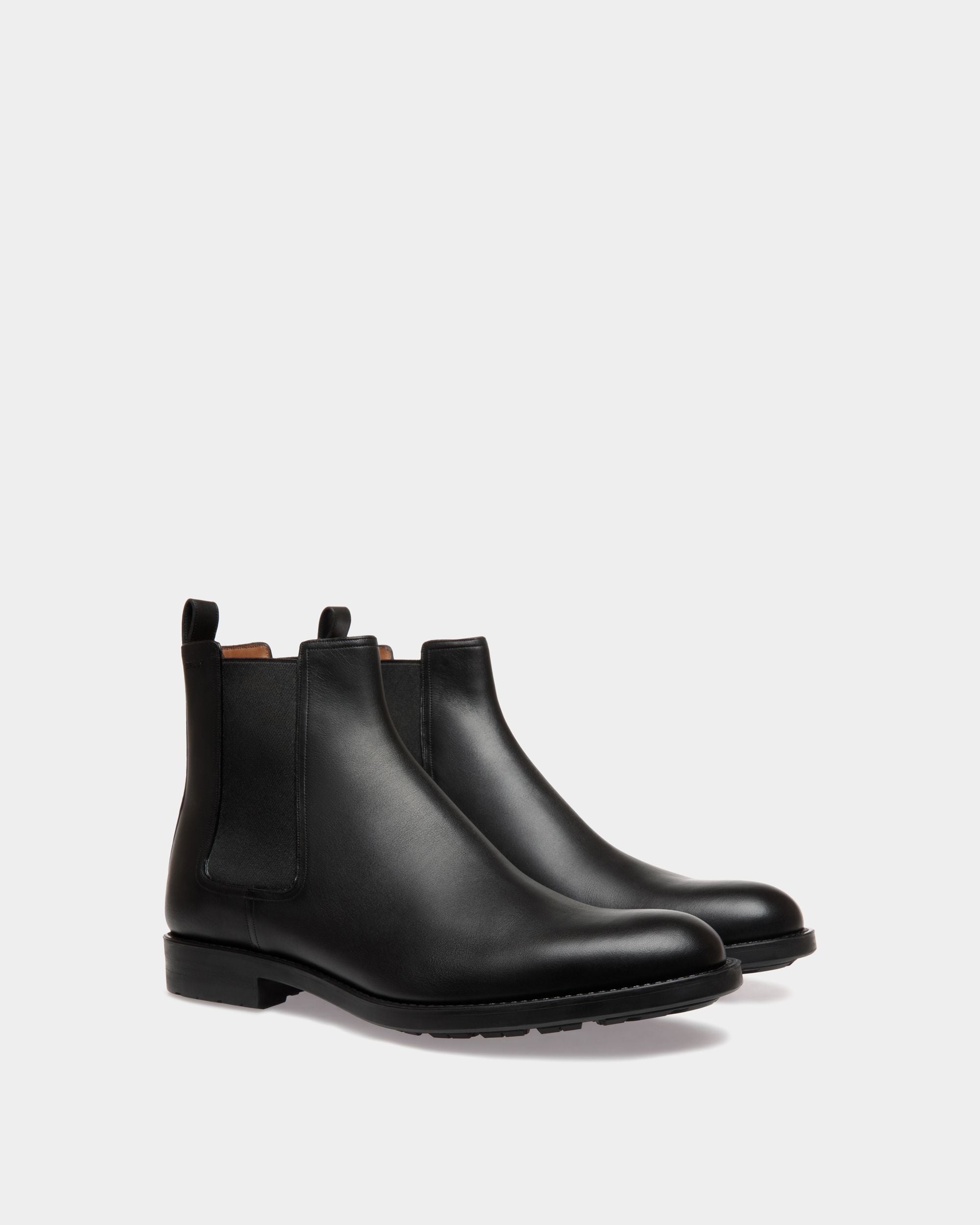 Bally Global - Bootie in Black Leather - Black