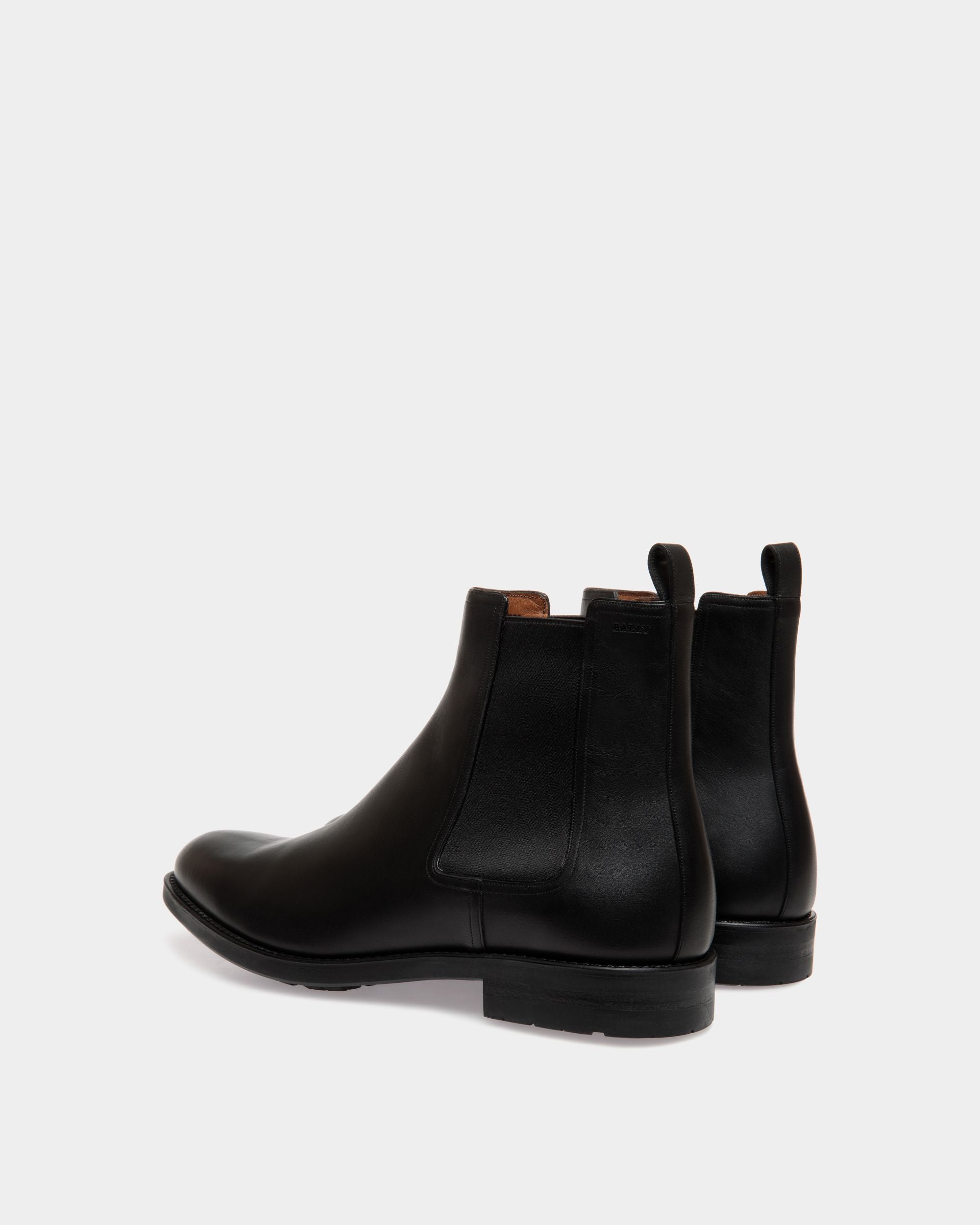 Bally Global - Bootie in Black Leather - Black