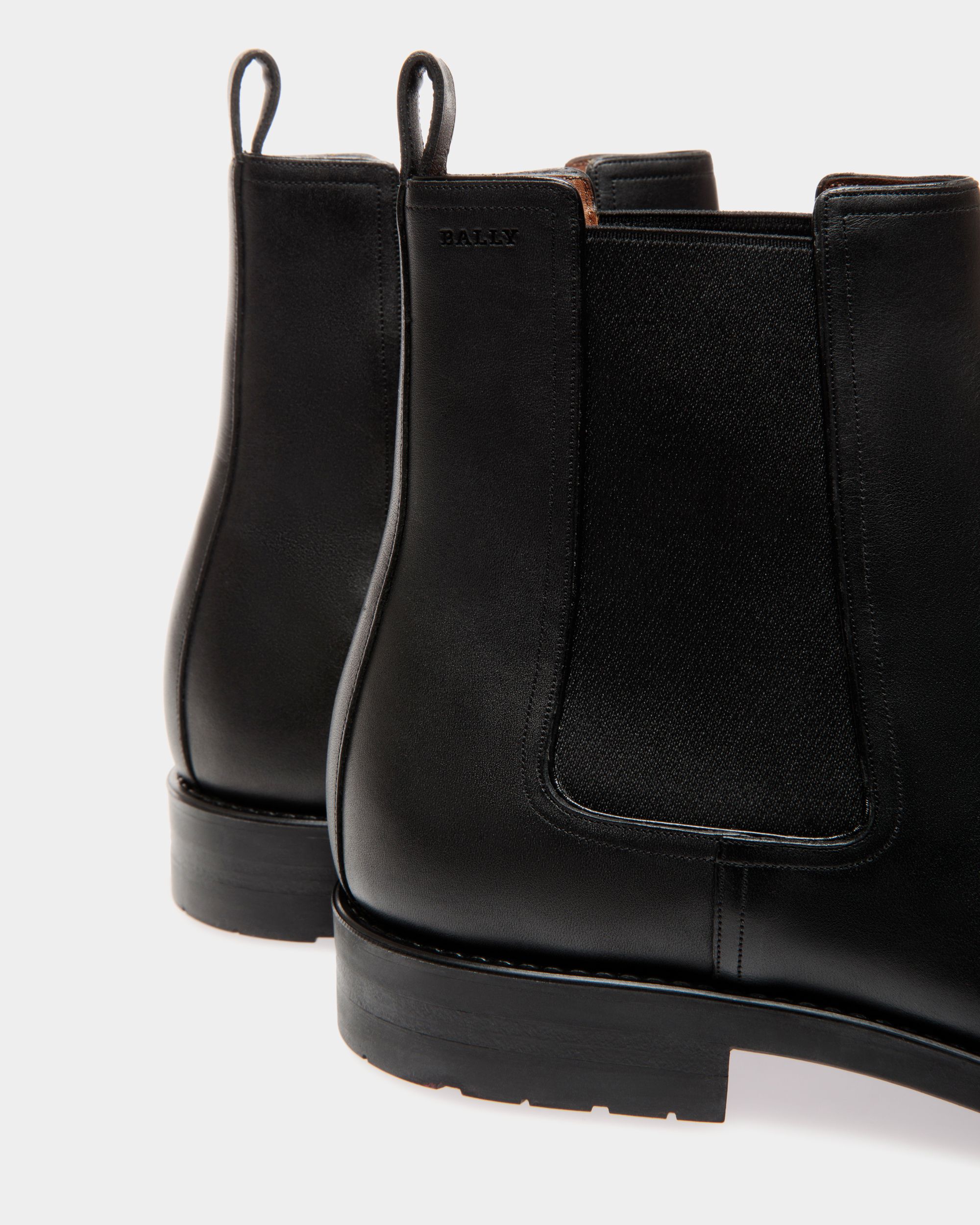 Bally Global - Bootie in Black Leather - Black