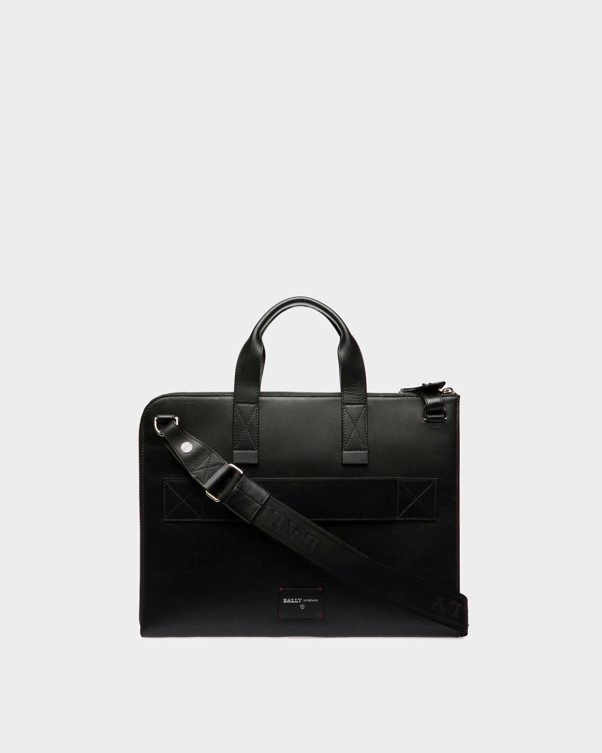 Bally Global - High Point Business Bag In Leather And Synthetic - Black