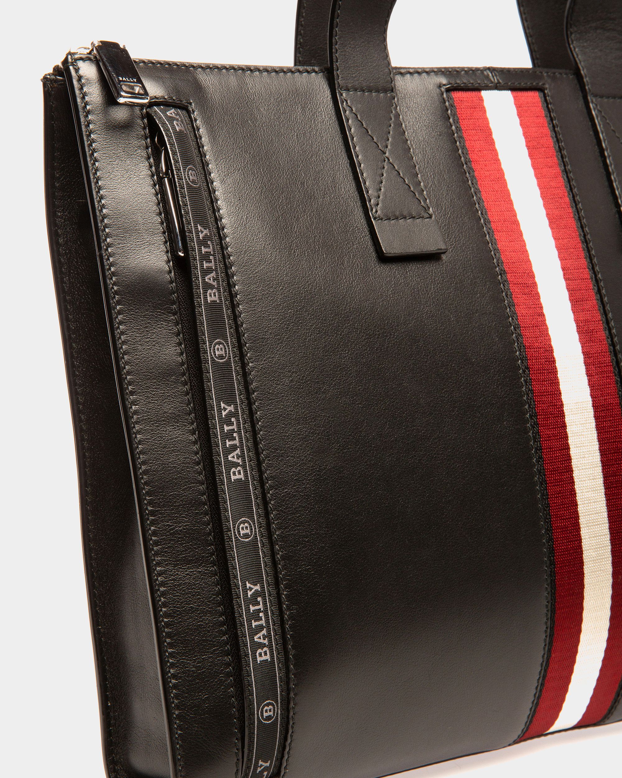 Bally Global - High Point Business Bag In Leather And Synthetic - Black