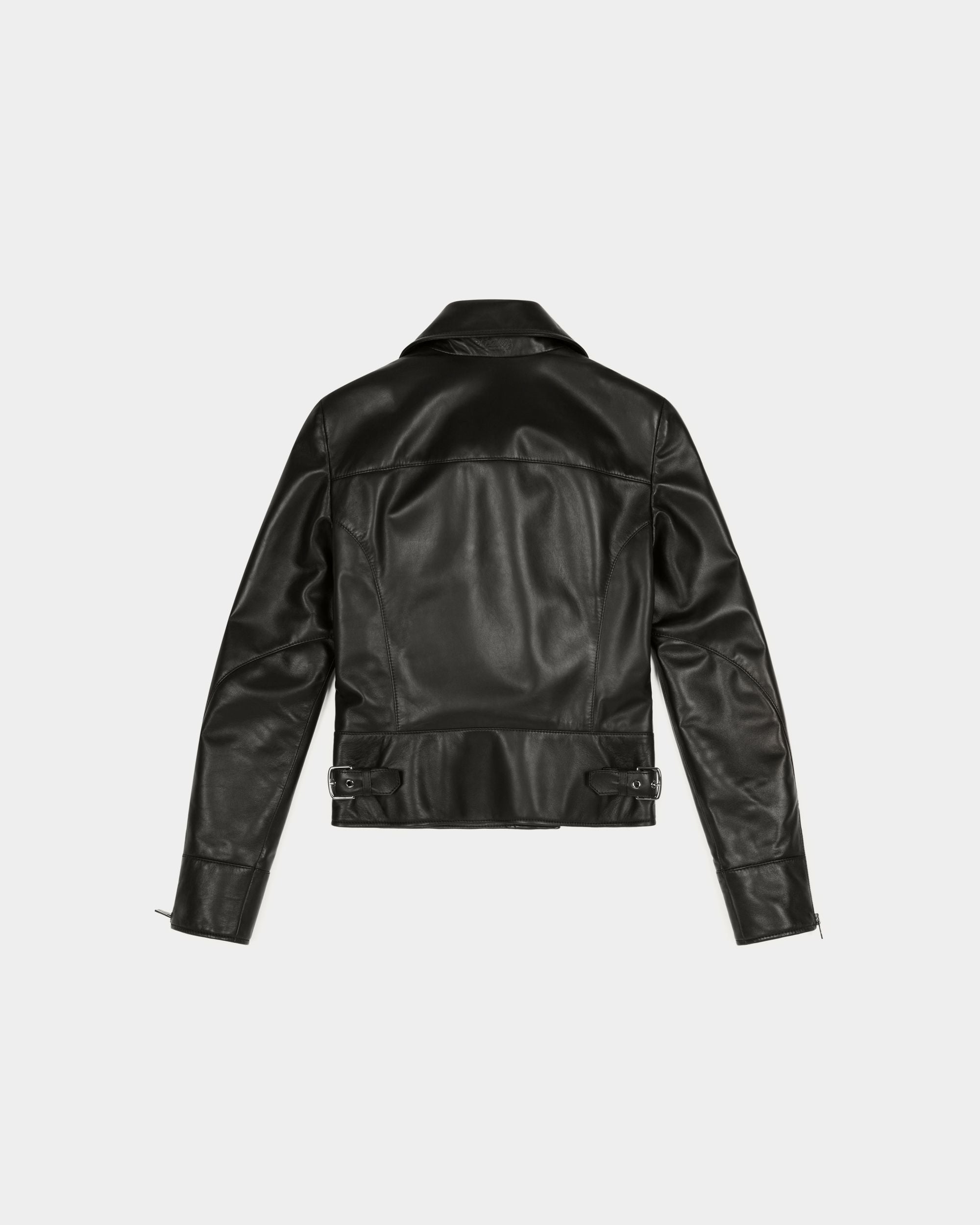 Bally Global - Leather Biker Jacket - Black