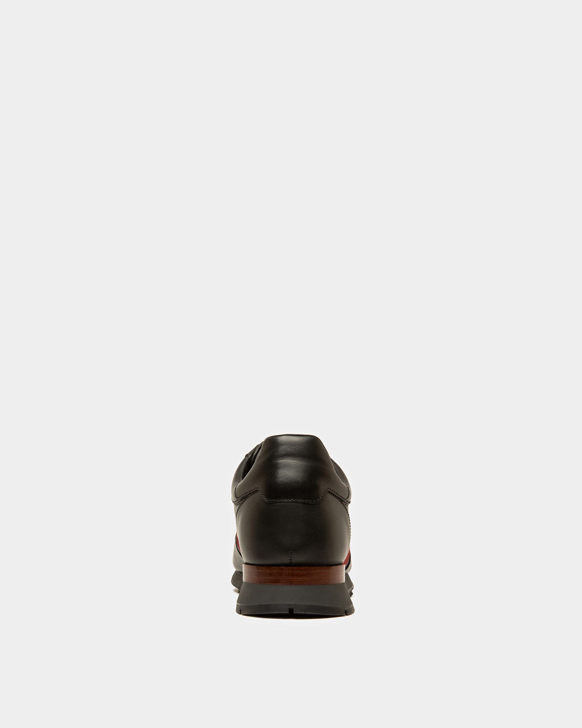 Bally Global - Astel Zapatilla Deportiva De Cuero De Color Negro - Negro