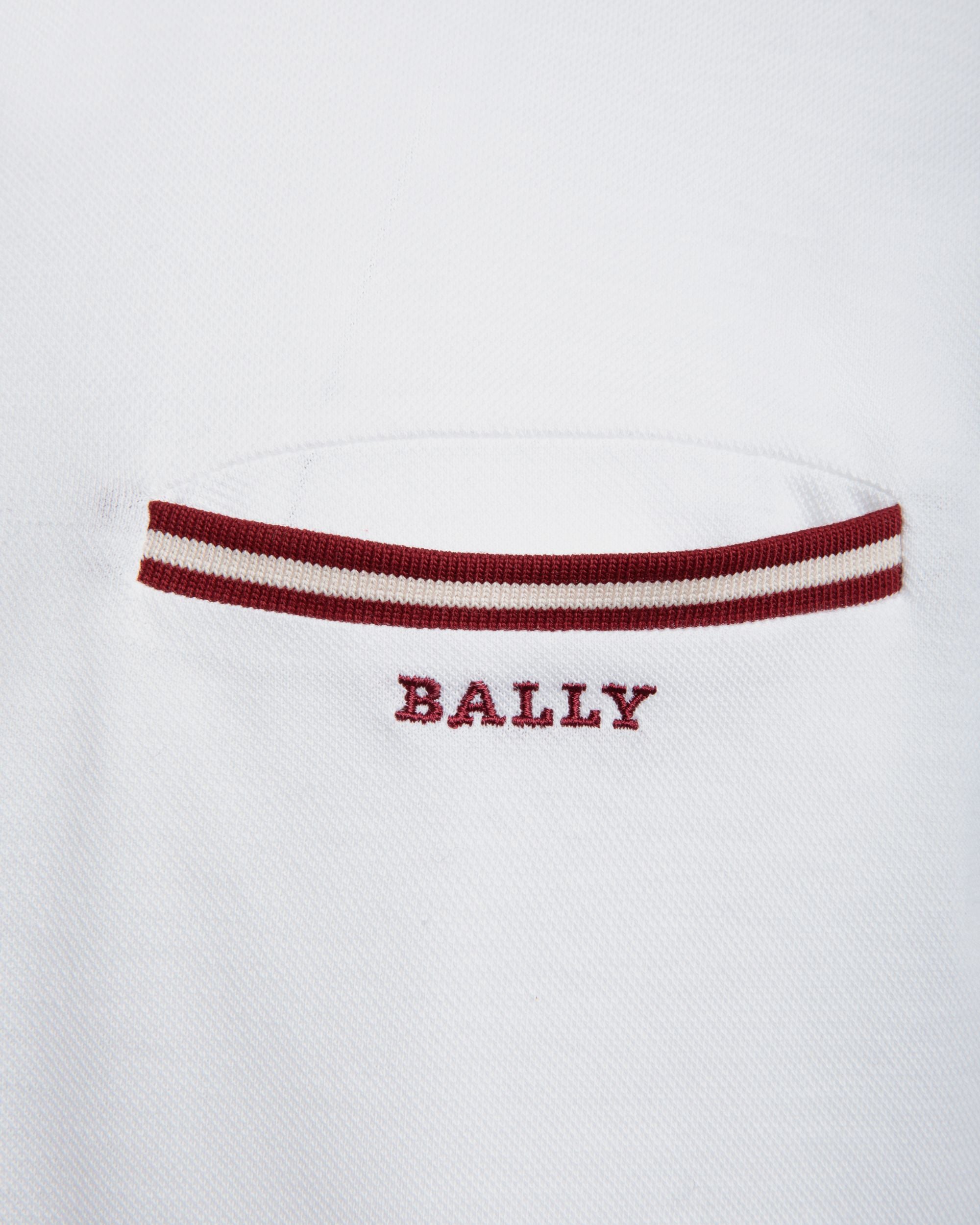 Bally Global - Polo De Piqué De Algodón Blanco - Blanco