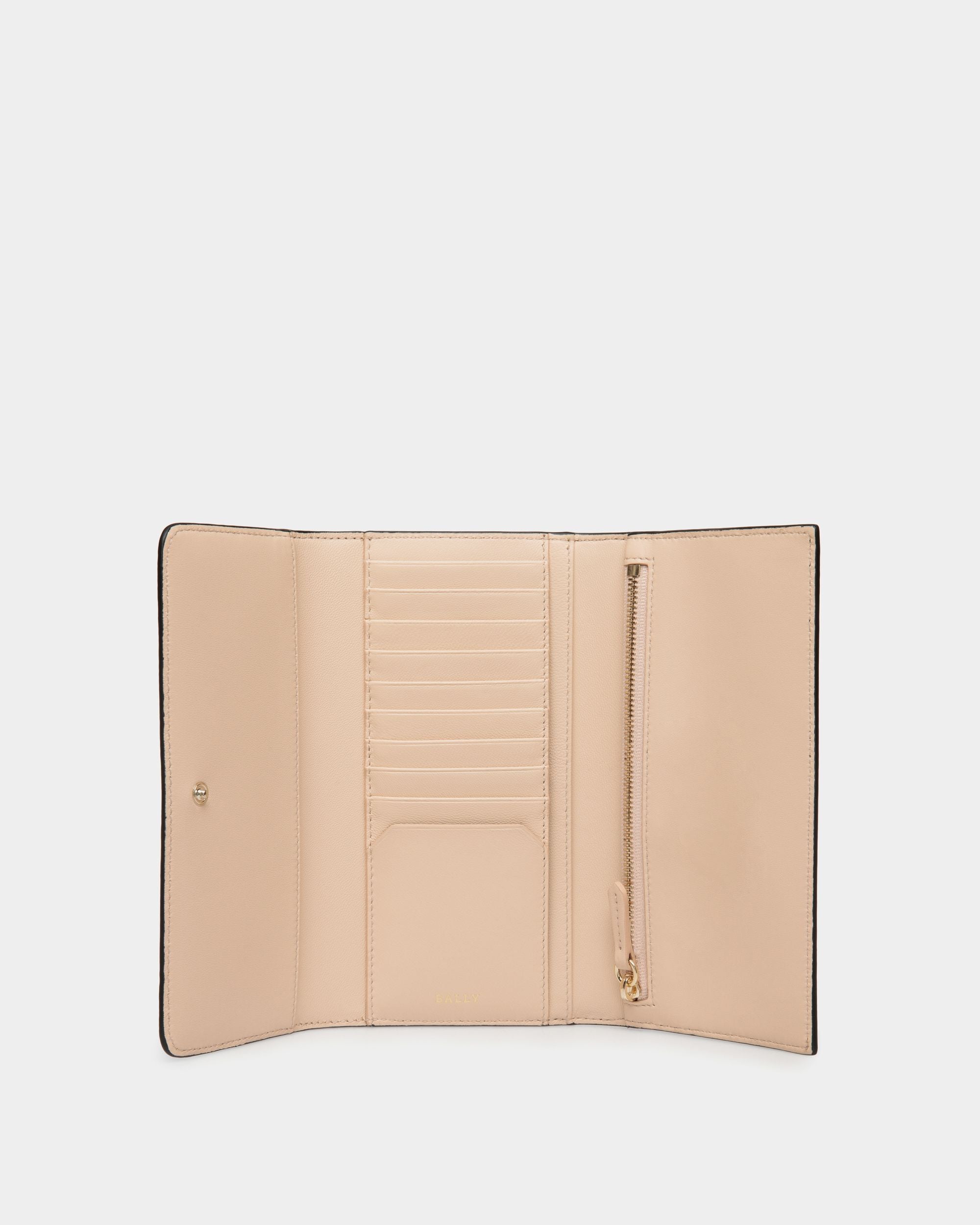 Bally Global - Continental Wallet in Black Grained Leather - Black