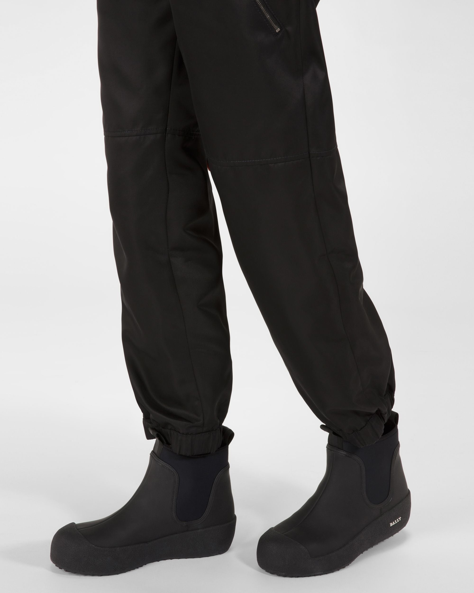 Bally Global - Gadey Leather And Rubber Boots In Black - Black