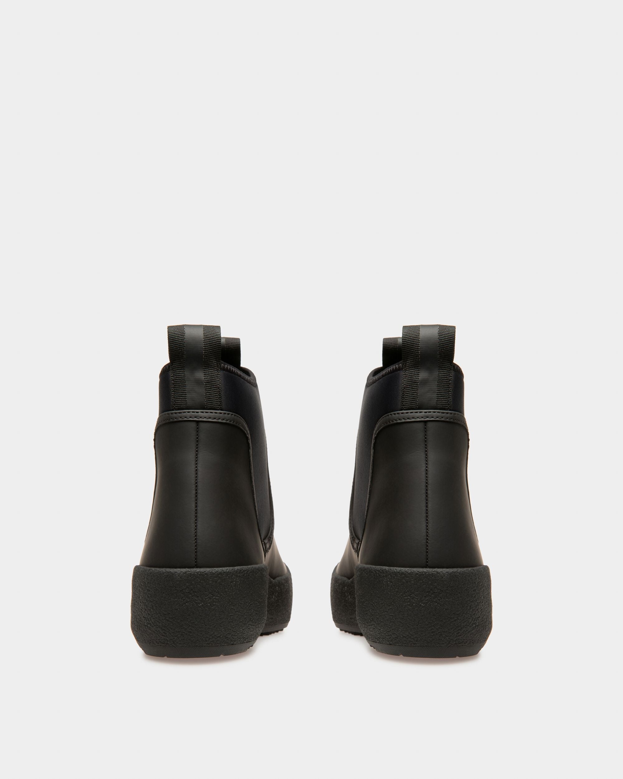 Bally Global - Gadey Leather And Rubber Boots In Black - Black