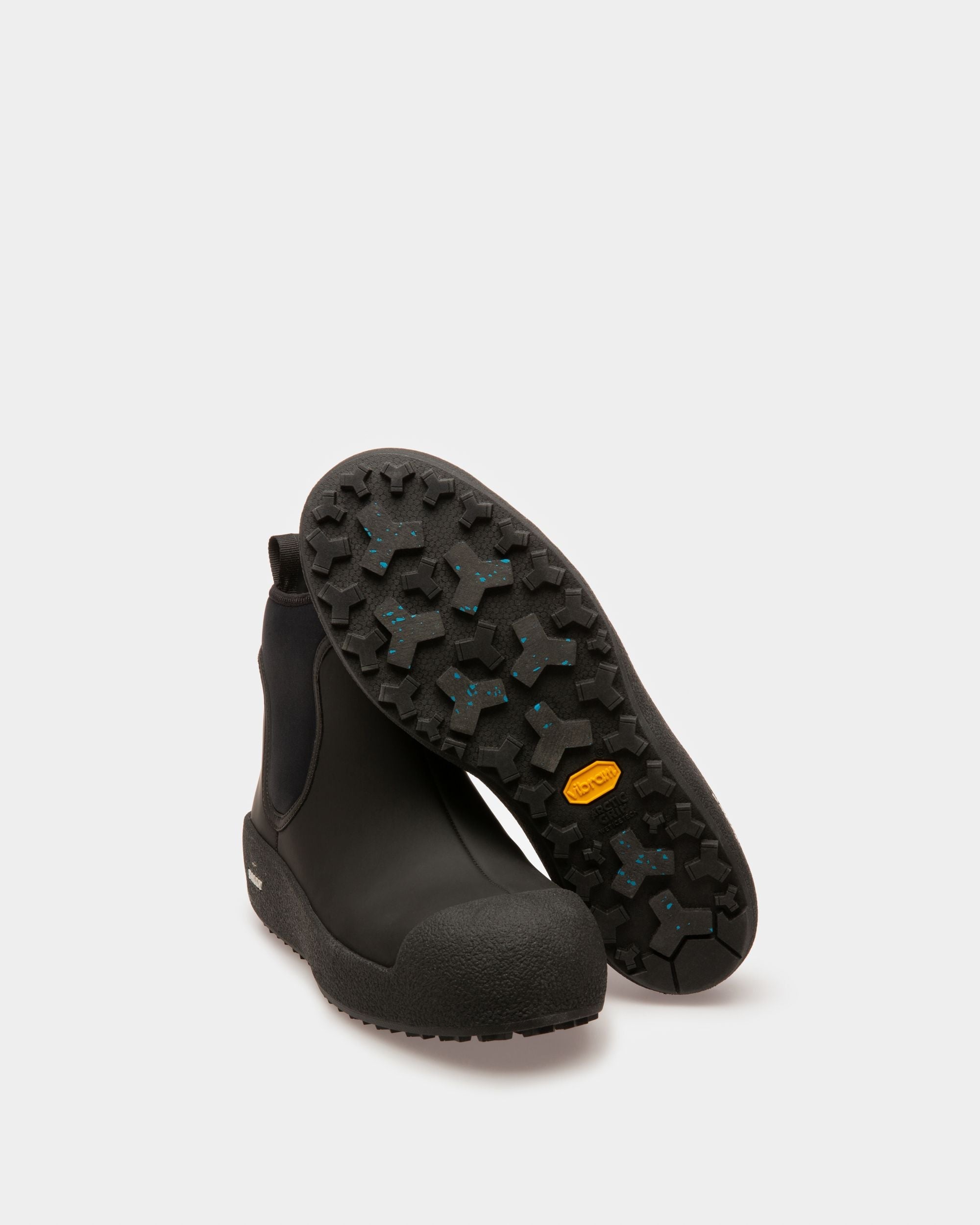 Bally Global - Gadey Leather And Rubber Boots In Black - Black