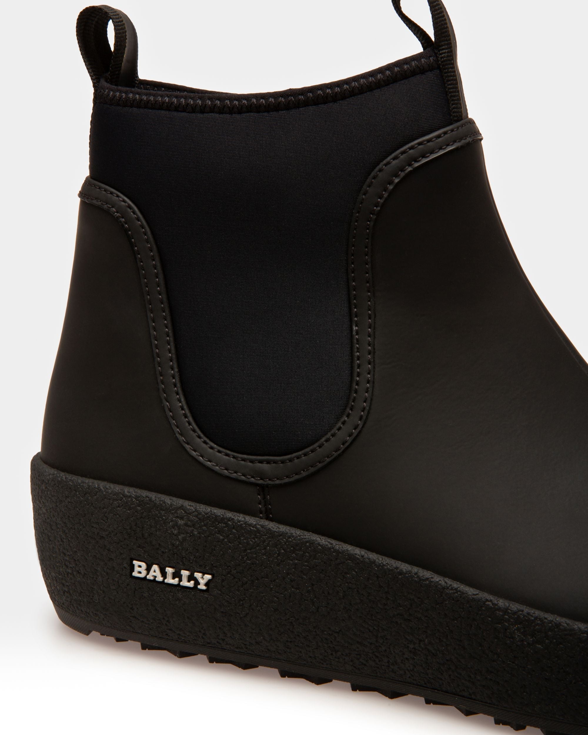 Bally Global - Gadey Leather And Rubber Boots In Black - Black