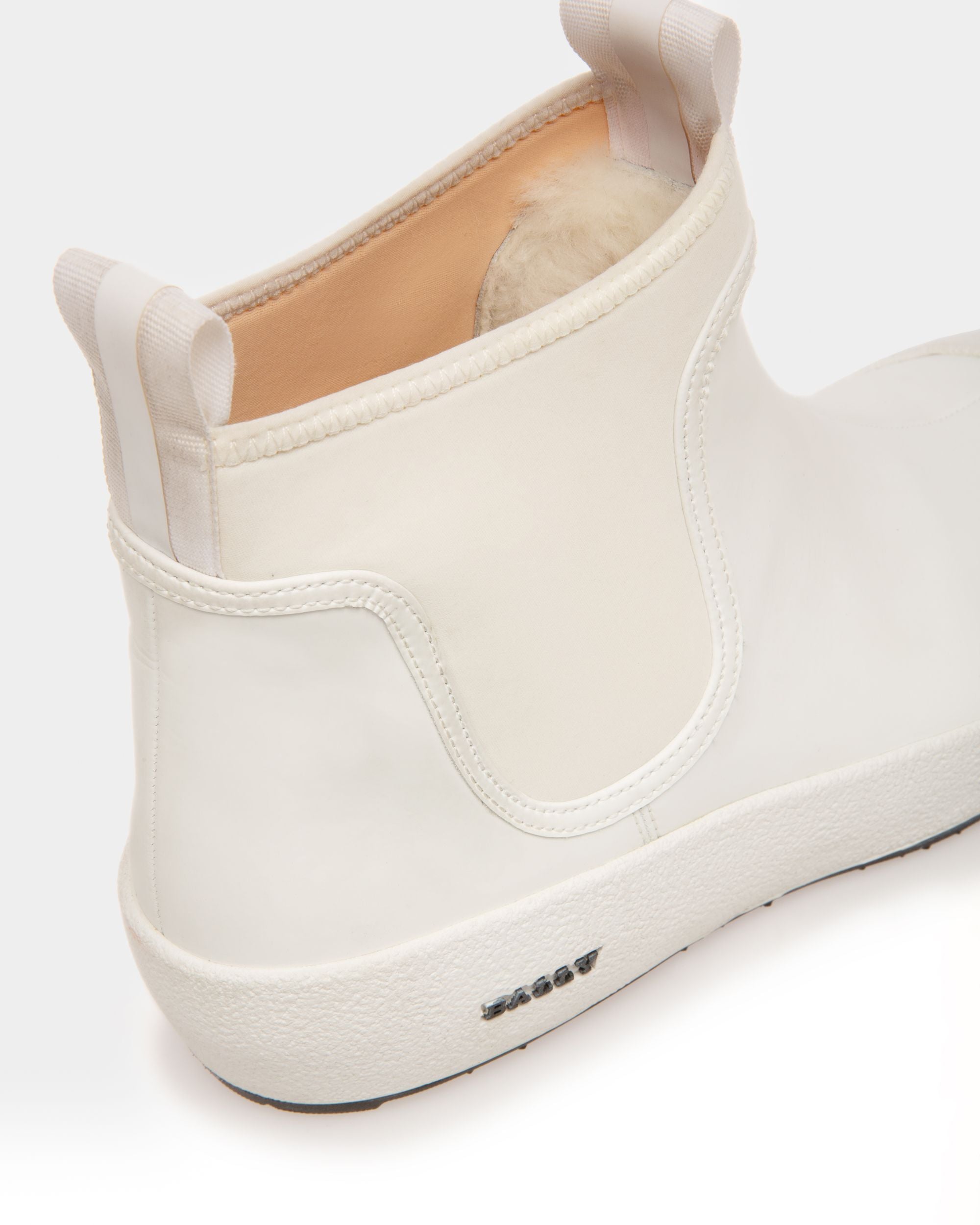 Bally Global - Gadey Leather And Rubber Boots In White - White