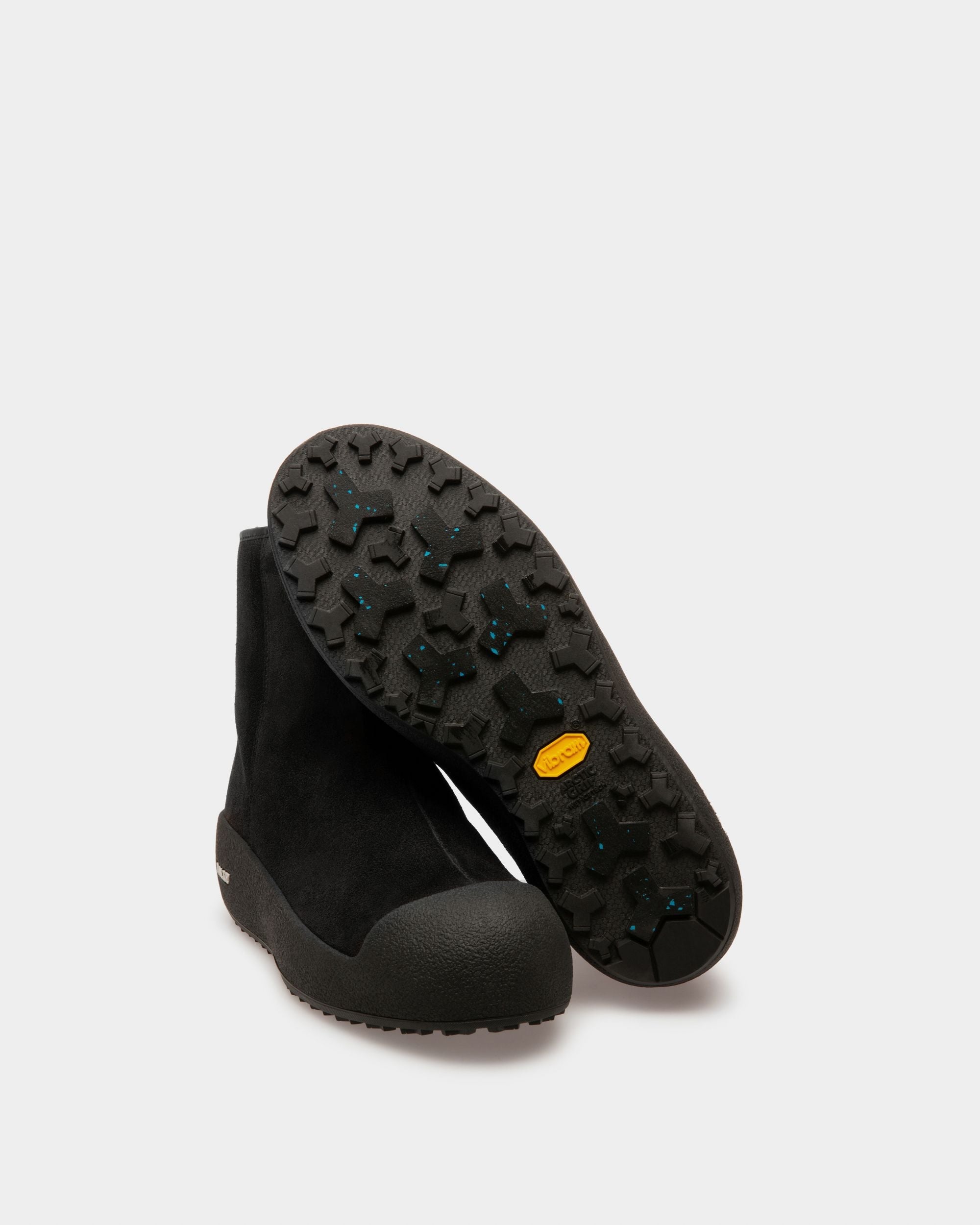 Bally Global - Guard Botas De Piel Para La Nieve En Negro - Negro