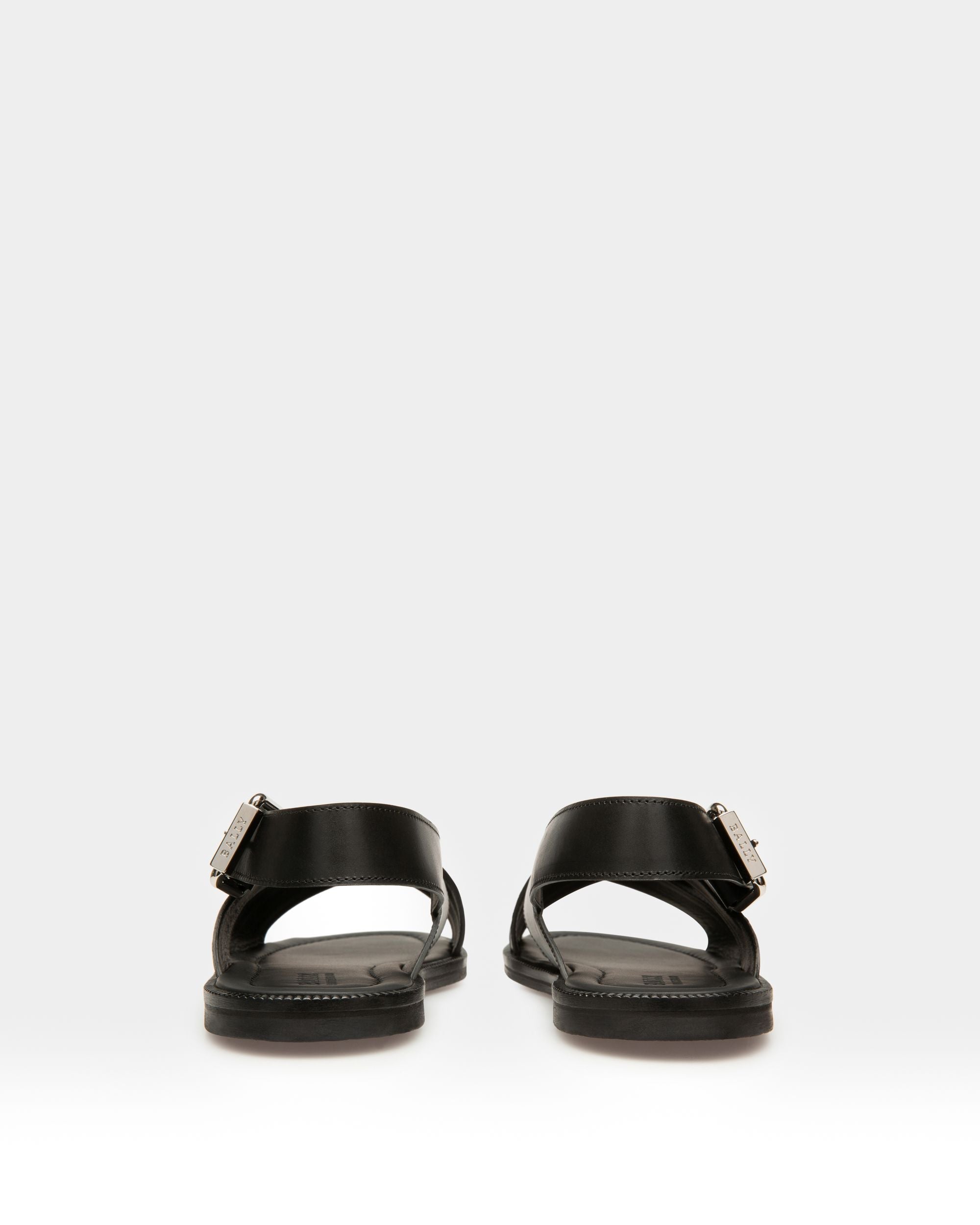 Bally Global - Jameel Leather Sandals In Black - Black