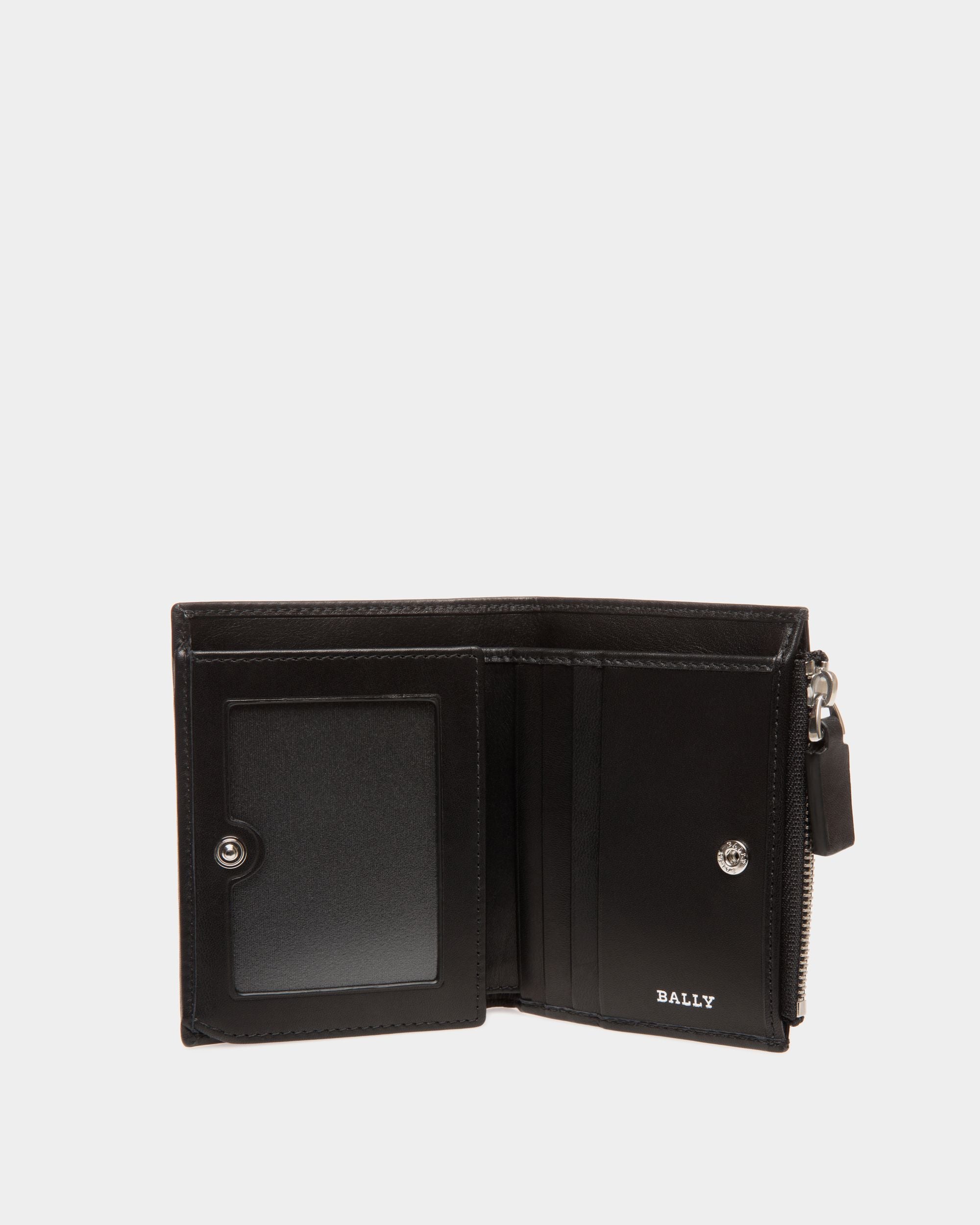 Bally Global - Cartera De Piel Negra - Negro