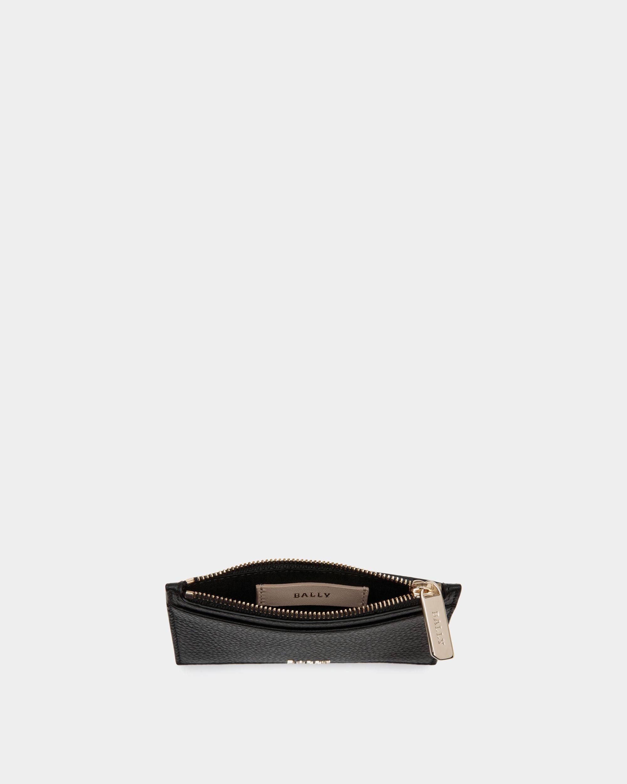 Bally Global - Porte-Cartes De Visite En Cuir Noir - Noir