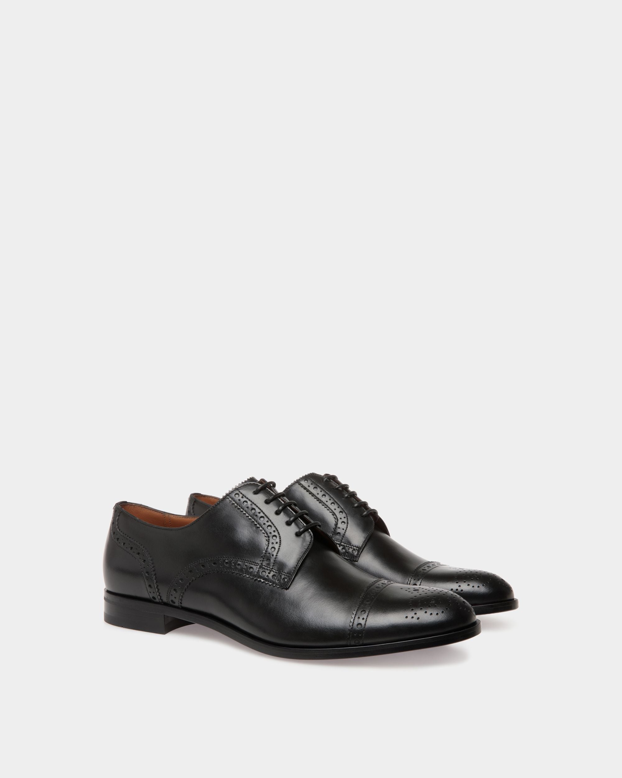 Bally Global - Derby In Black Leather - Black